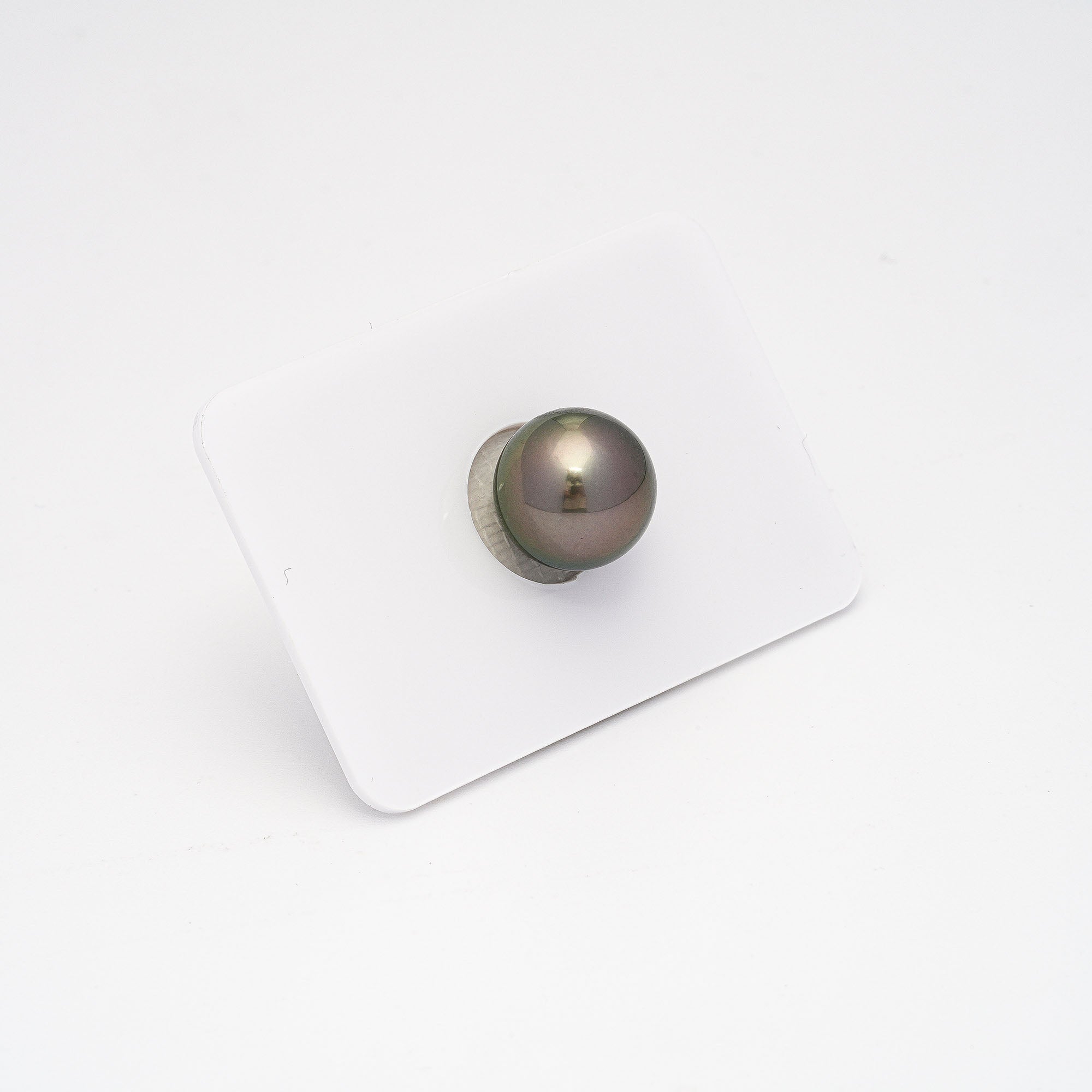 1pcs Green Brown 12.1mm - SR AAA/AA Quality Tahitian Pearl Single LP1561