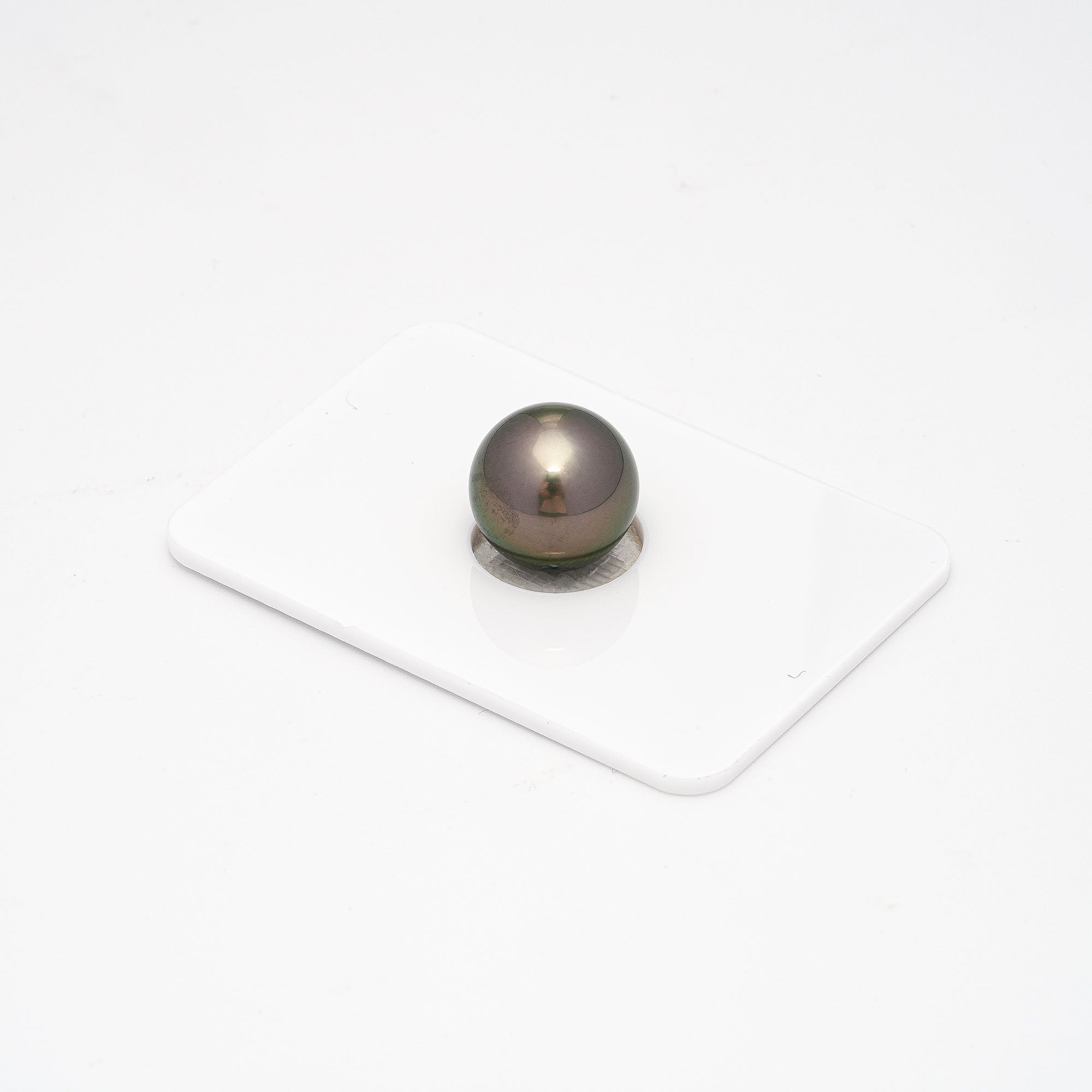 1pcs Green Brown 12.1mm - SR AAA/AA Quality Tahitian Pearl Single LP1561
