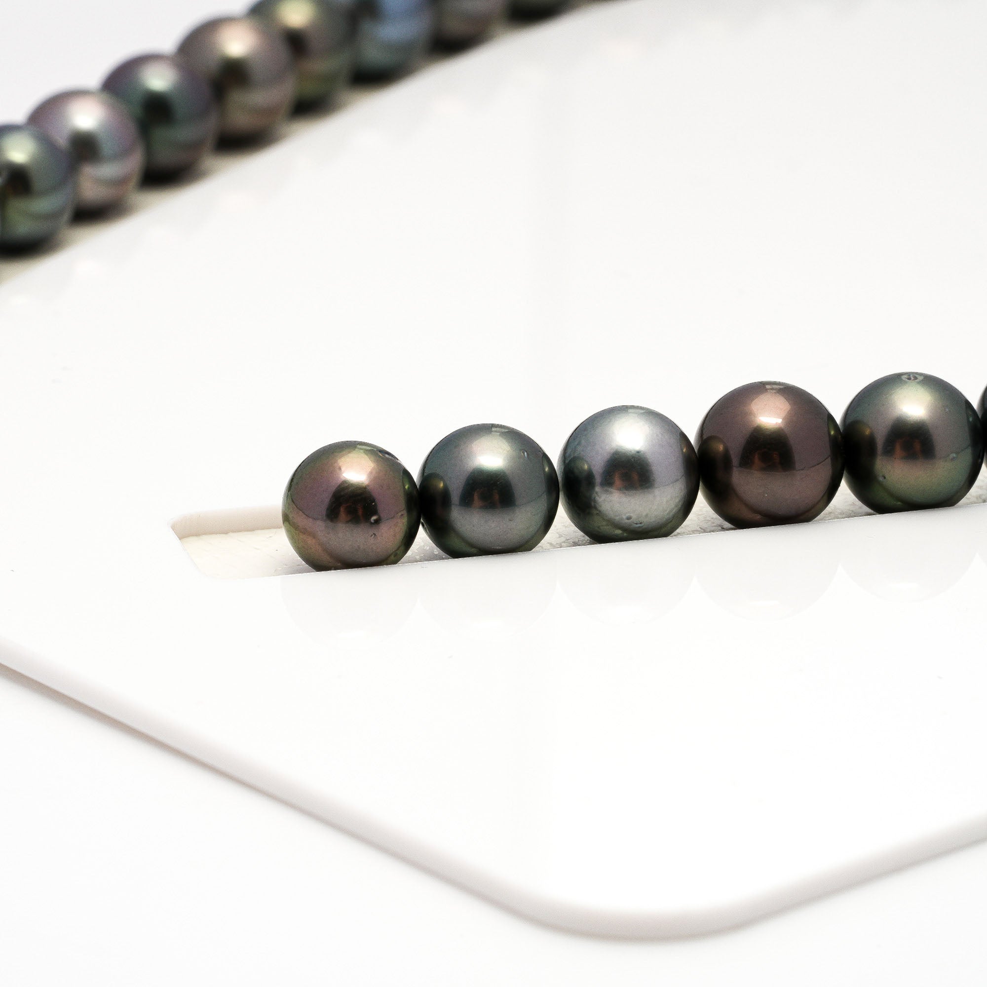 44pcs Multicolor 7-11mm - RSR AA/AAA Quality Tahitian Pearl Necklace NL1213 A87