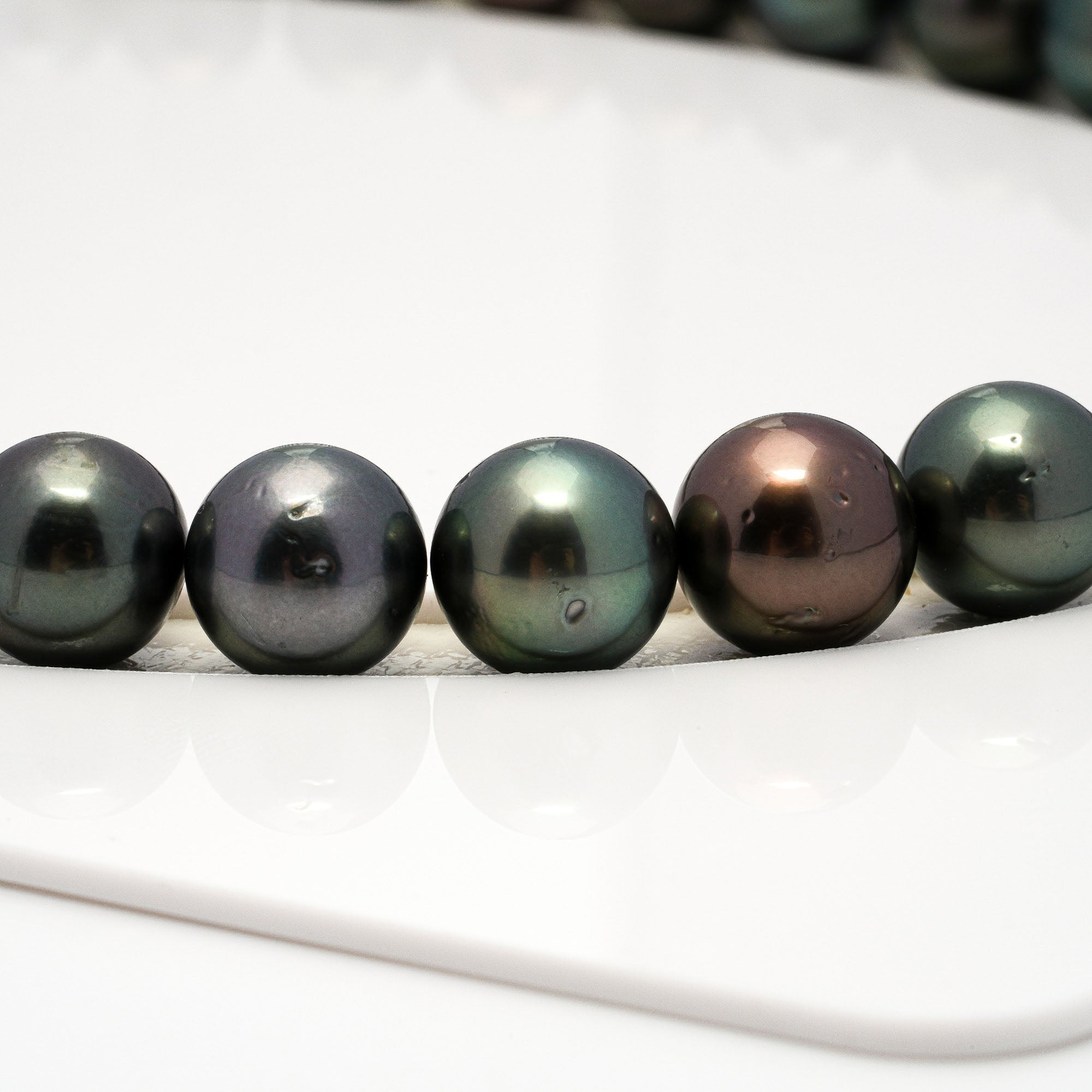 44pcs Multicolor 7-11mm - RSR AA/AAA Quality Tahitian Pearl Necklace NL1213 A87