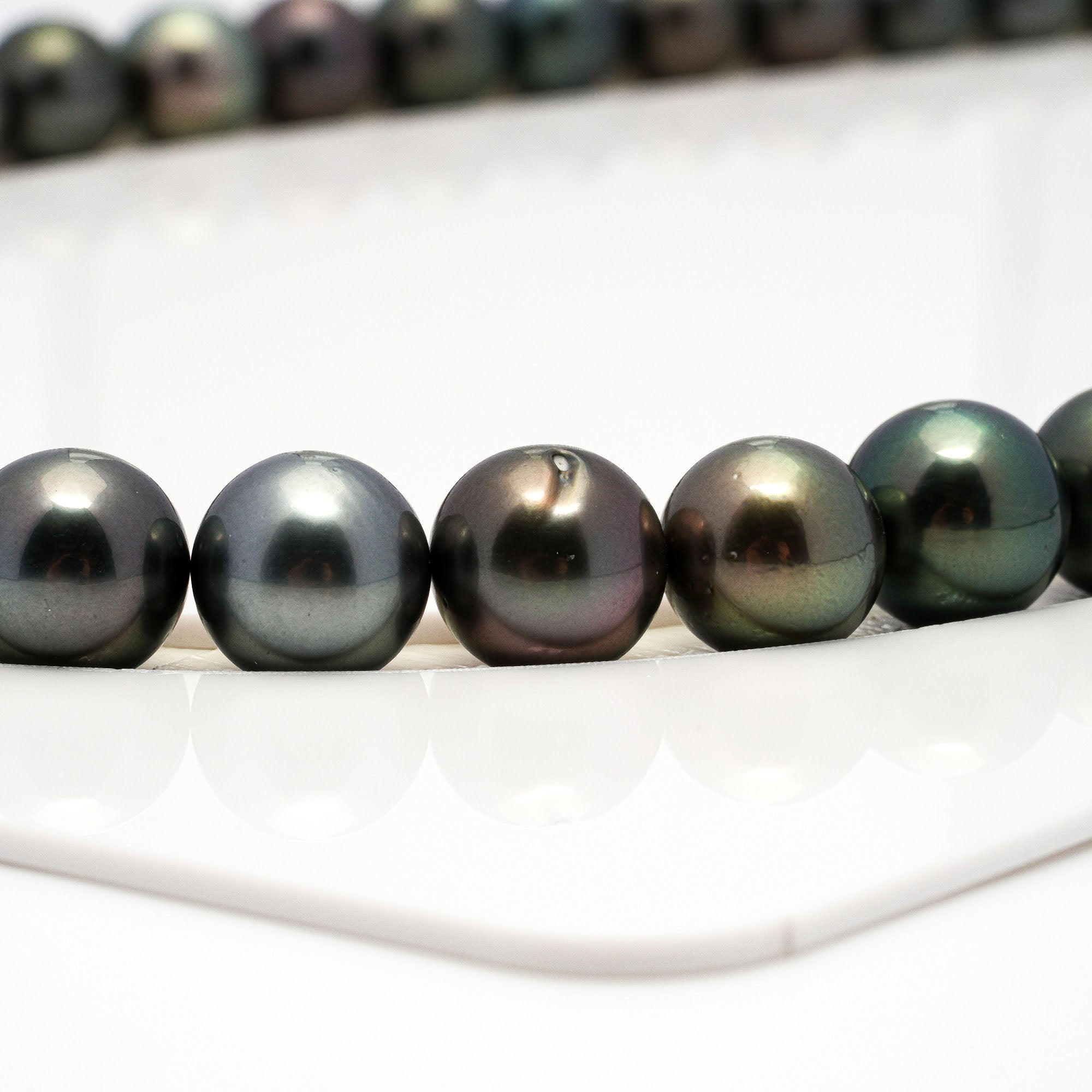 44pcs Multicolor 7-11mm - RSR AA/AAA Quality Tahitian Pearl Necklace NL1213 A87