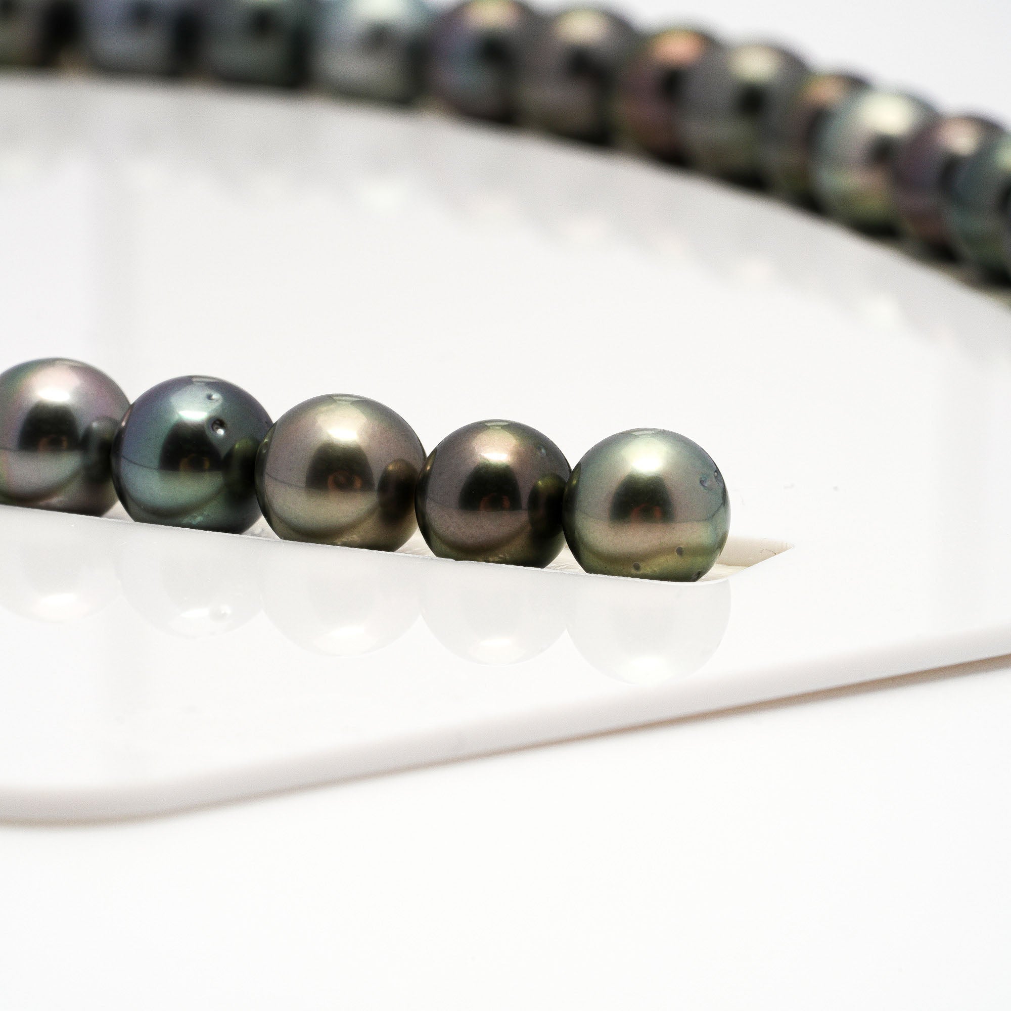 44pcs Multicolor 7-11mm - RSR AA/AAA Quality Tahitian Pearl Necklace NL1213 A87