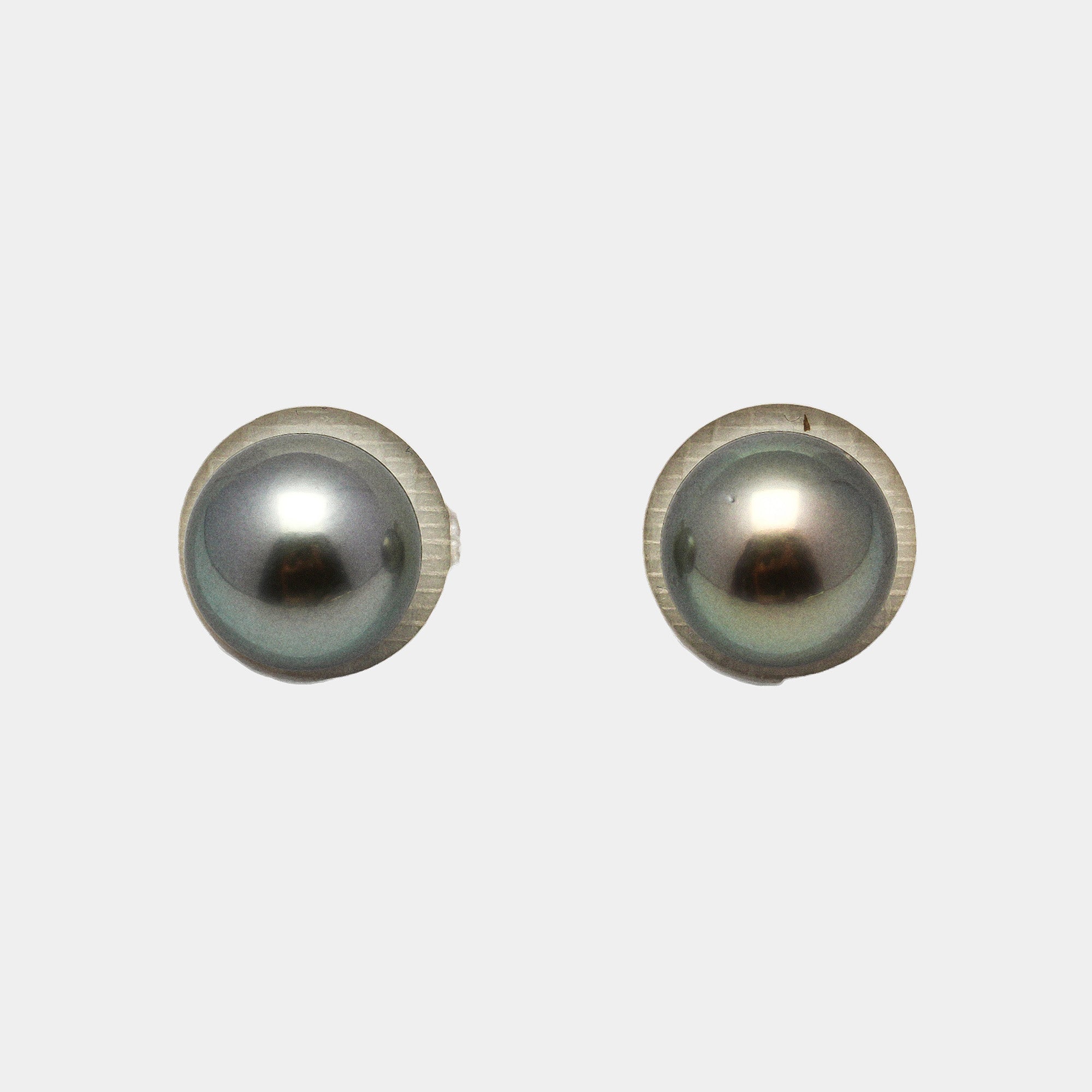 2pcs Multicolor 10.4-10.5mm - RSR AAA/AA Quality Tahitian Pearl Pair ER1214 A86