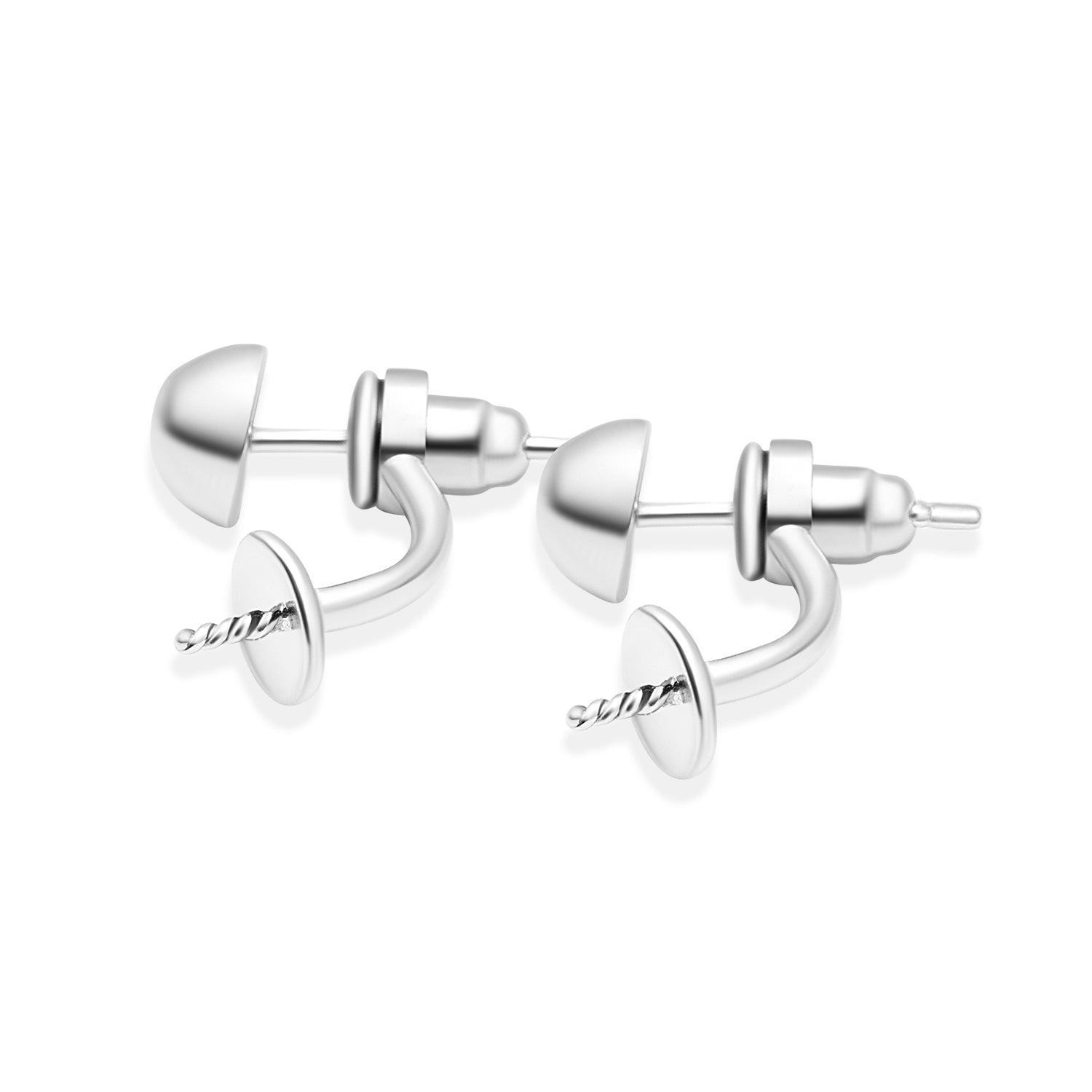 Dangle Earring Bails 925 Silver for Pearl SC10