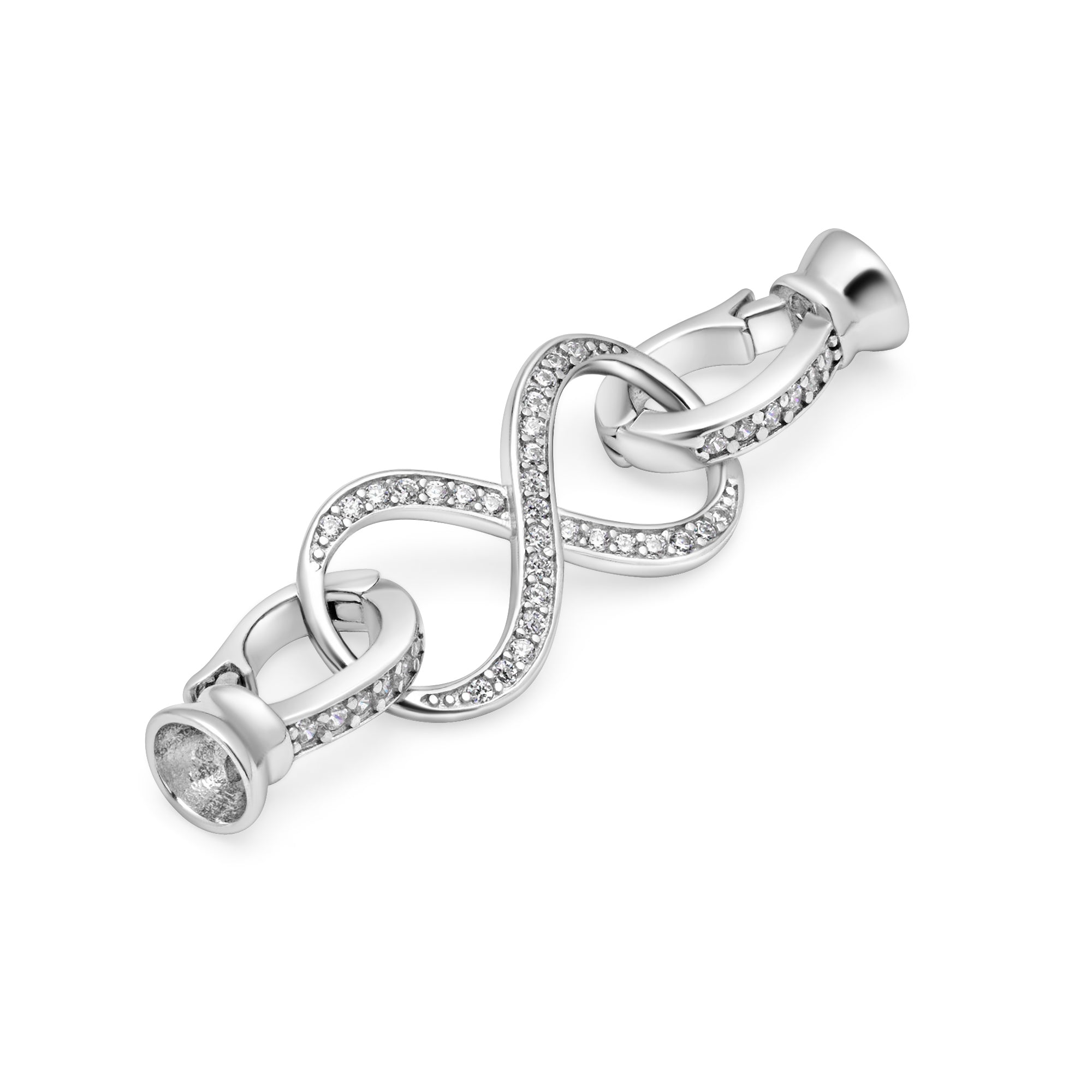 Ball Clasp 925 Silver for Pearl Necklace or Bracelet SC58