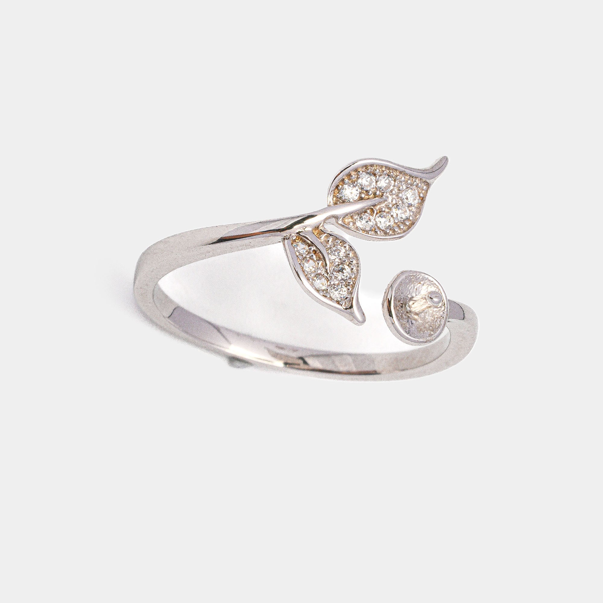 Adjustable Ring 925 Silver for pearl SC34