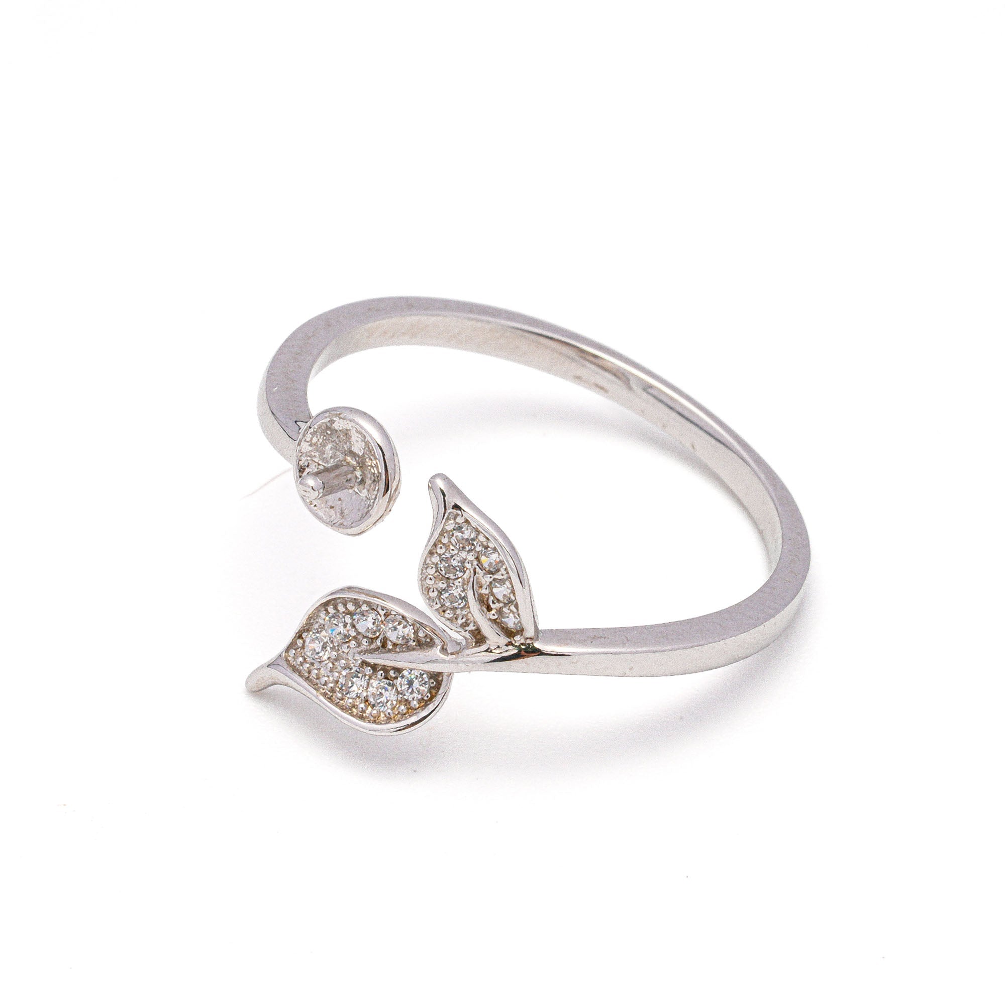 Adjustable Ring 925 Silver for pearl SC34