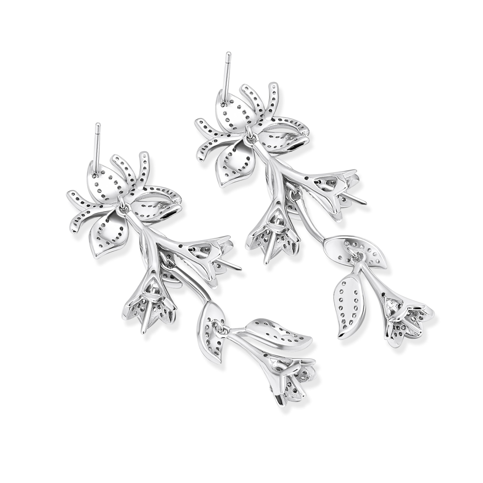 Dangle Earring Bails 925 Silver for Pearl SC16