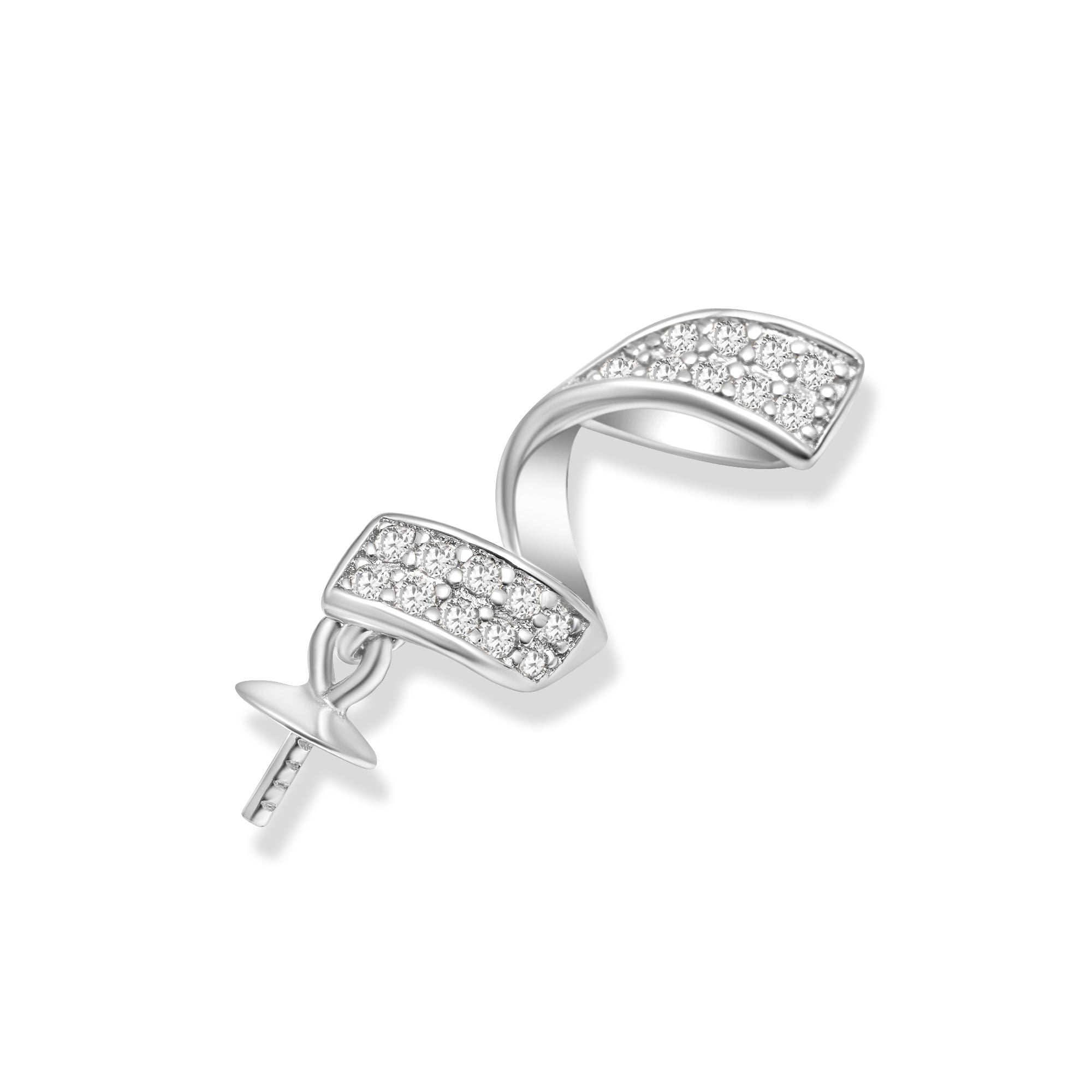 Pendant Clasp 925 Silver for Pearl SC110/SC110G