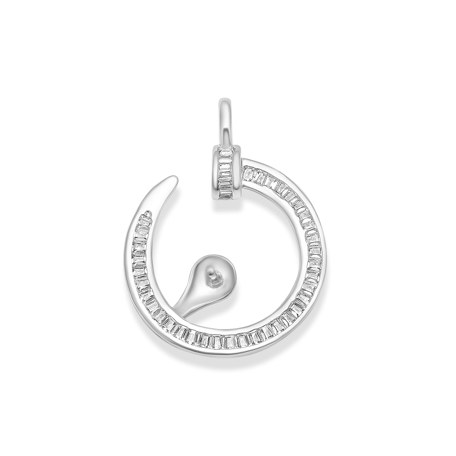 Pendant Clasps 925 Silver for pearl SC107