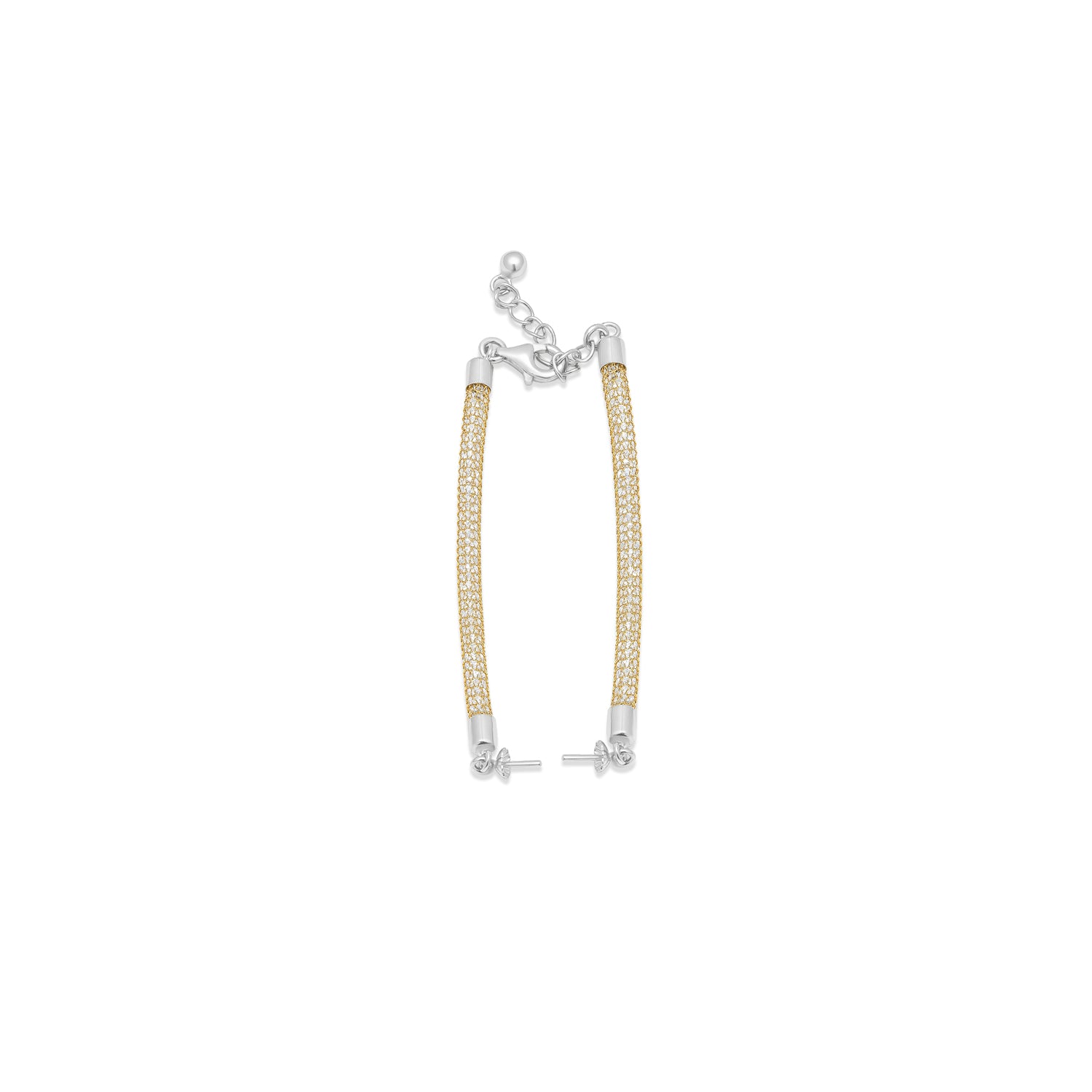 Bracelet Chain 925 Silver for pearl SC127