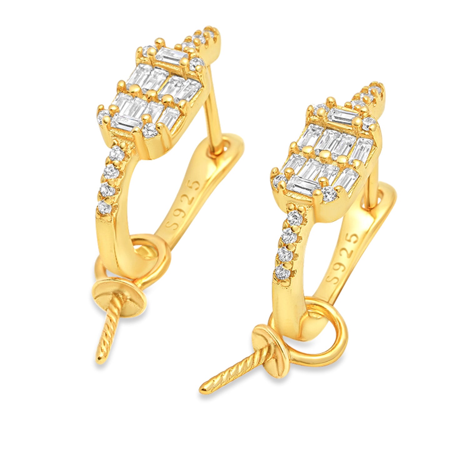 925 Silver RH Earrings Dangling SC92