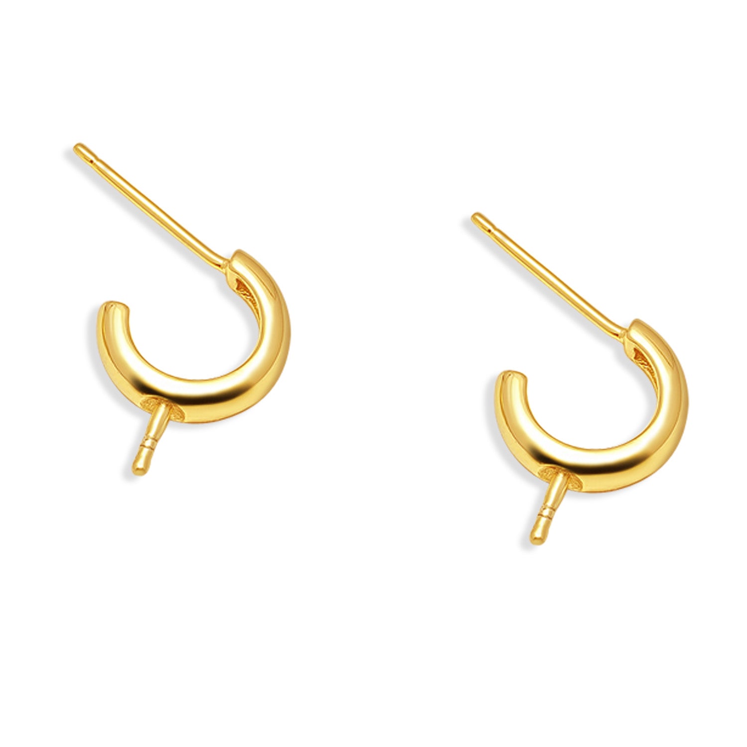 Dangle Earring Bails 925 Silver for Pearl SC94