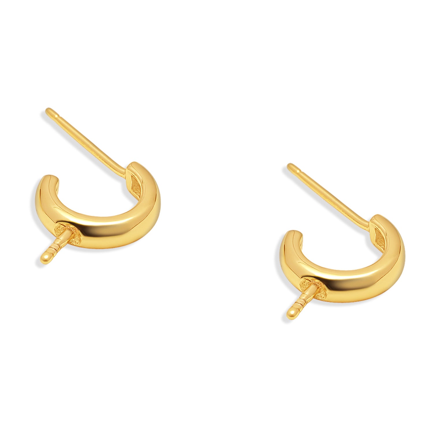 Dangle Earring Bails 925 Silver for Pearl SC94