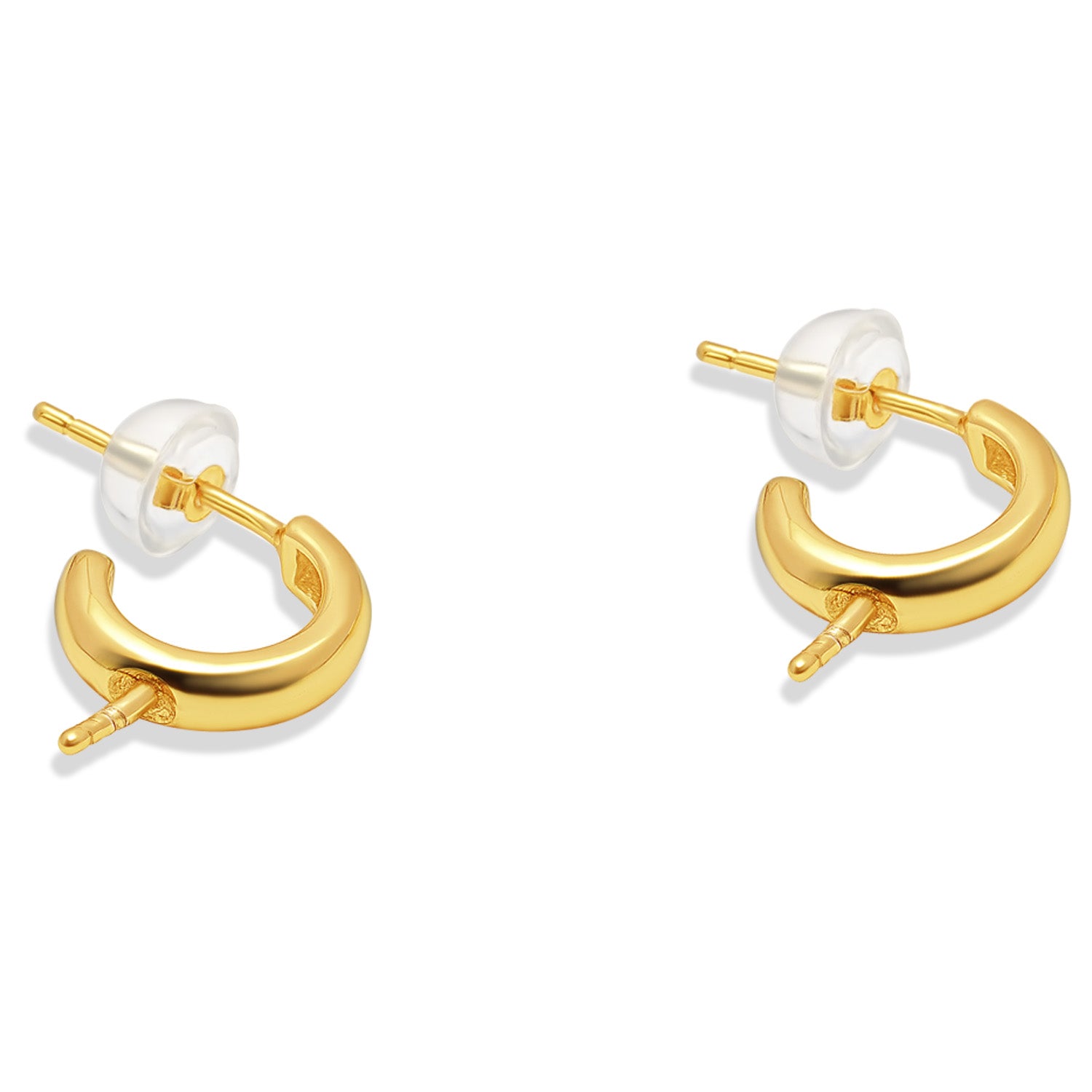 Dangle Earring Bails 925 Silver for Pearl SC94