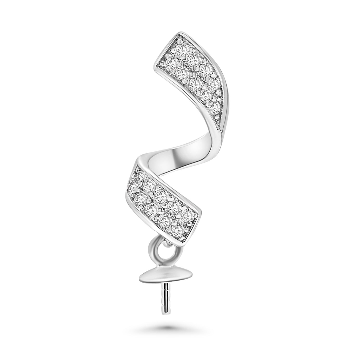 Pendant Clasp 925 Silver for Pearl SC110/SC110G
