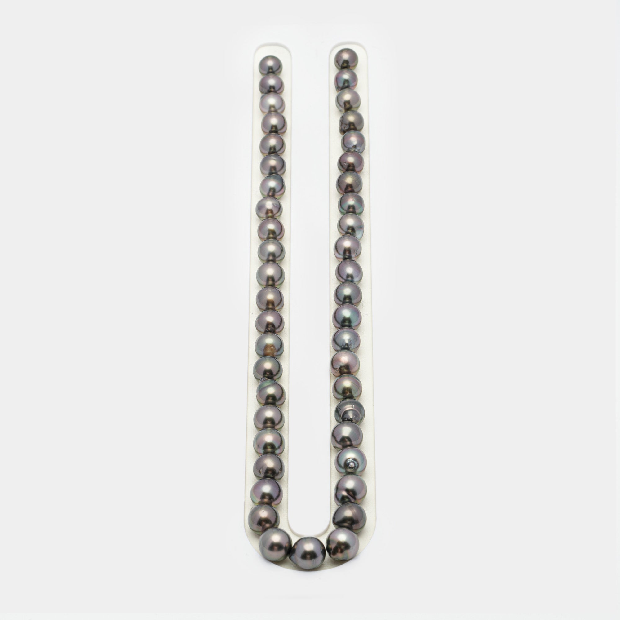45pcs Cherry 8-10mm - SB AA/AAA Quality Tahitian Pearl Necklace NL1284 HL1