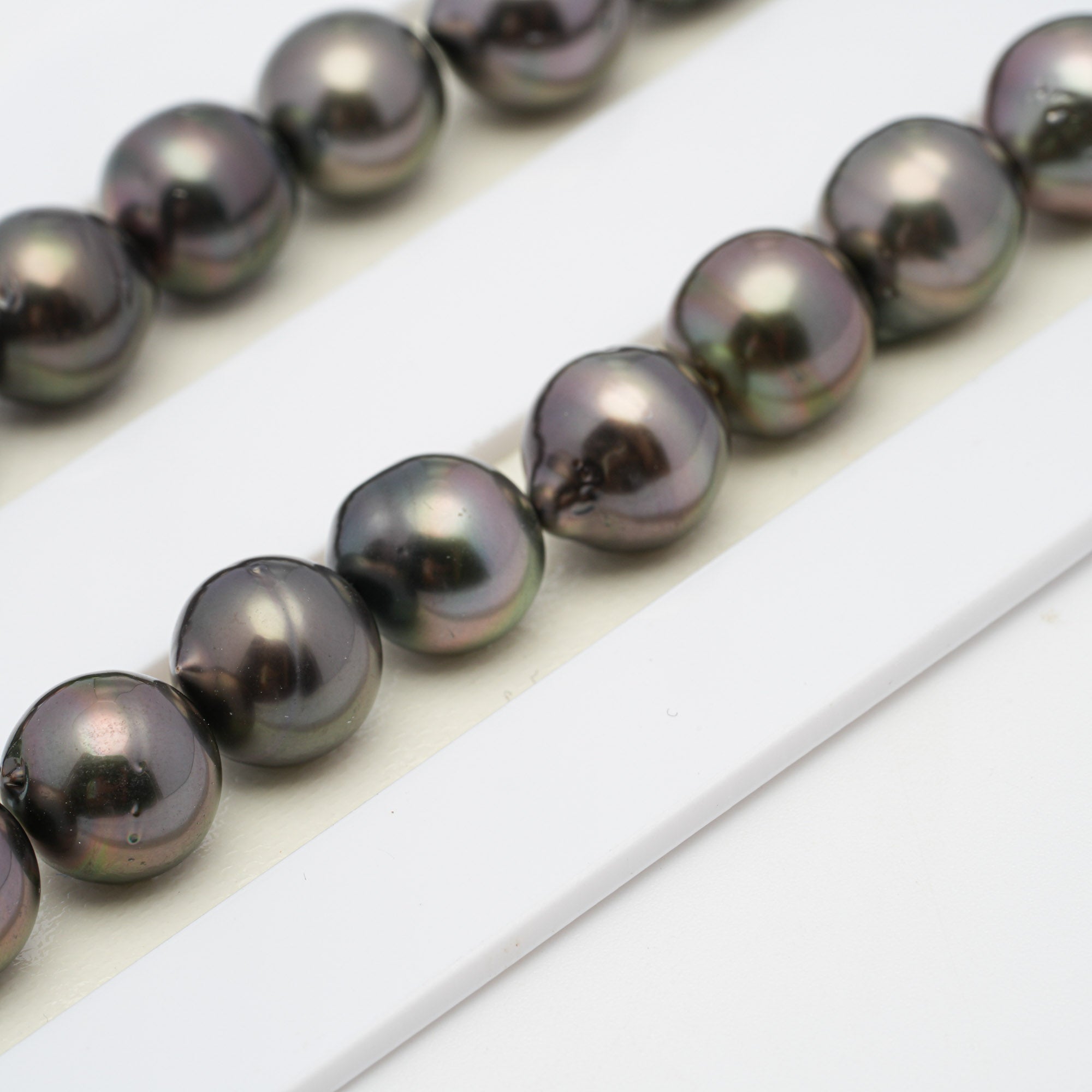 45pcs Cherry 8-10mm - SB AA/AAA Quality Tahitian Pearl Necklace NL1284 HL1
