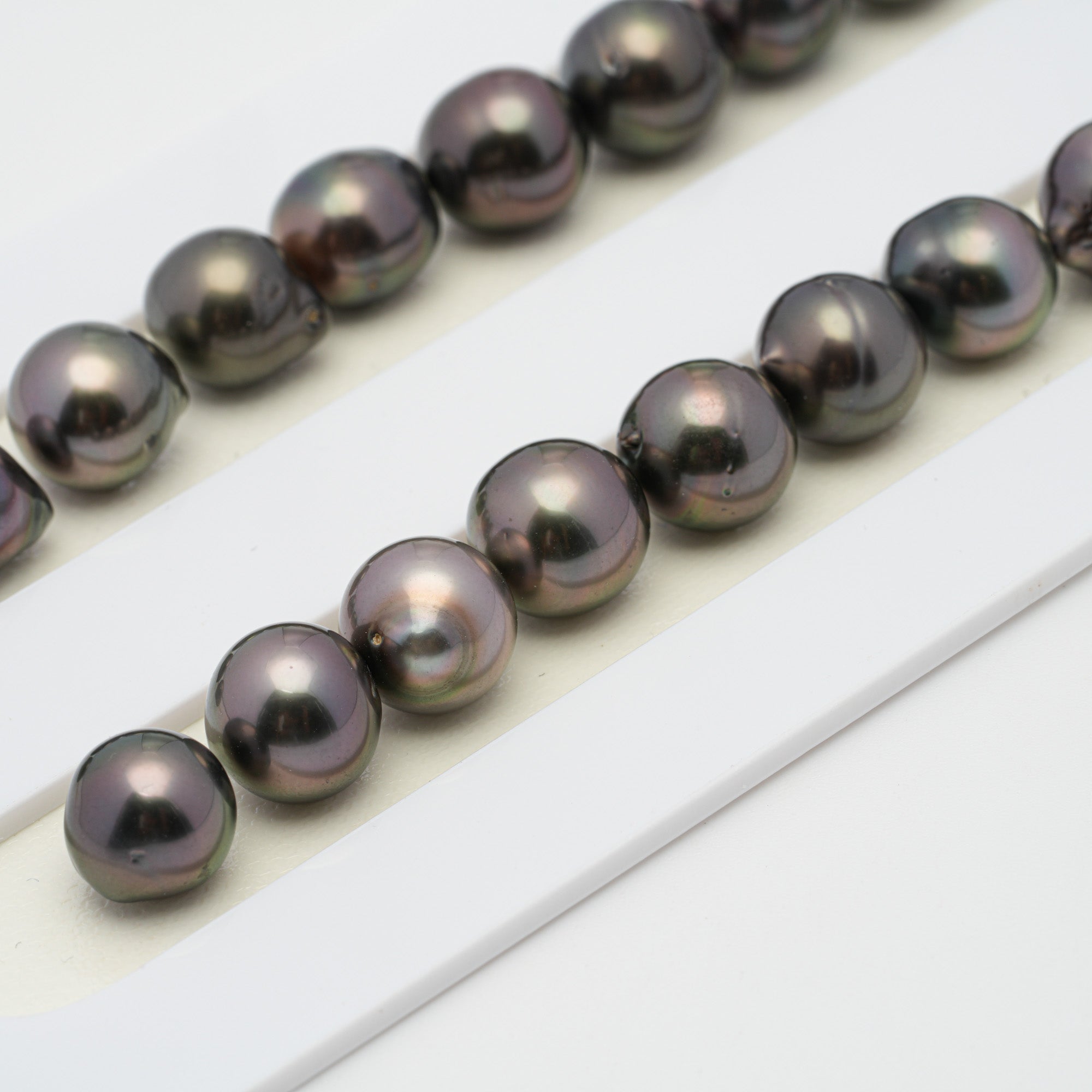 45pcs Cherry 8-10mm - SB AA/AAA Quality Tahitian Pearl Necklace NL1284 HL1