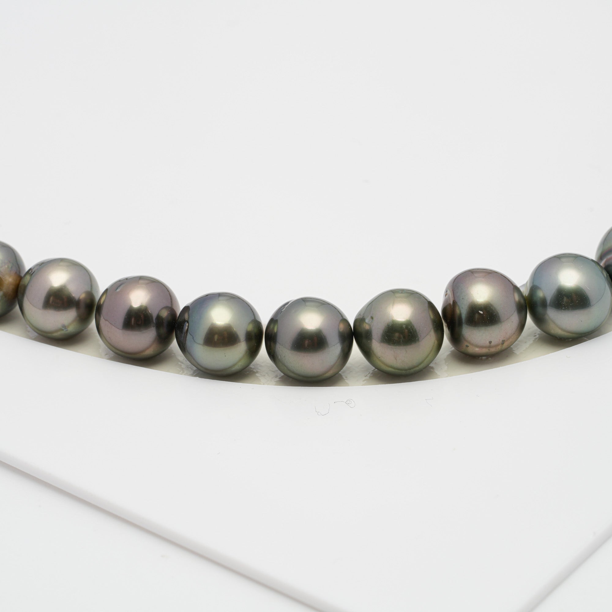 47pcs Light Mix 8-10mm - SB AAA/AA Quality Tahitian Pearl Necklace NL1287 HL1