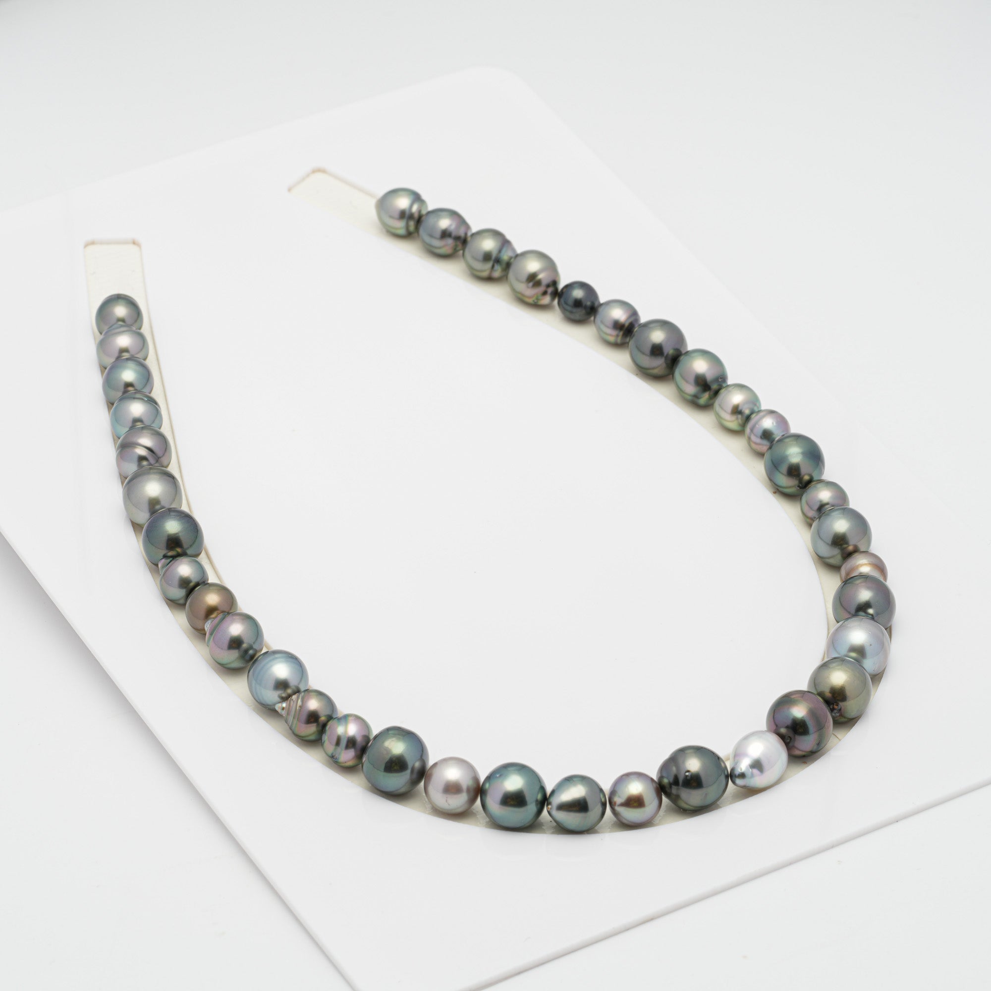 38pcs Multicolor 7-11mm - SB AAA/AA Quality Tahitian Pearl Necklace NL1239