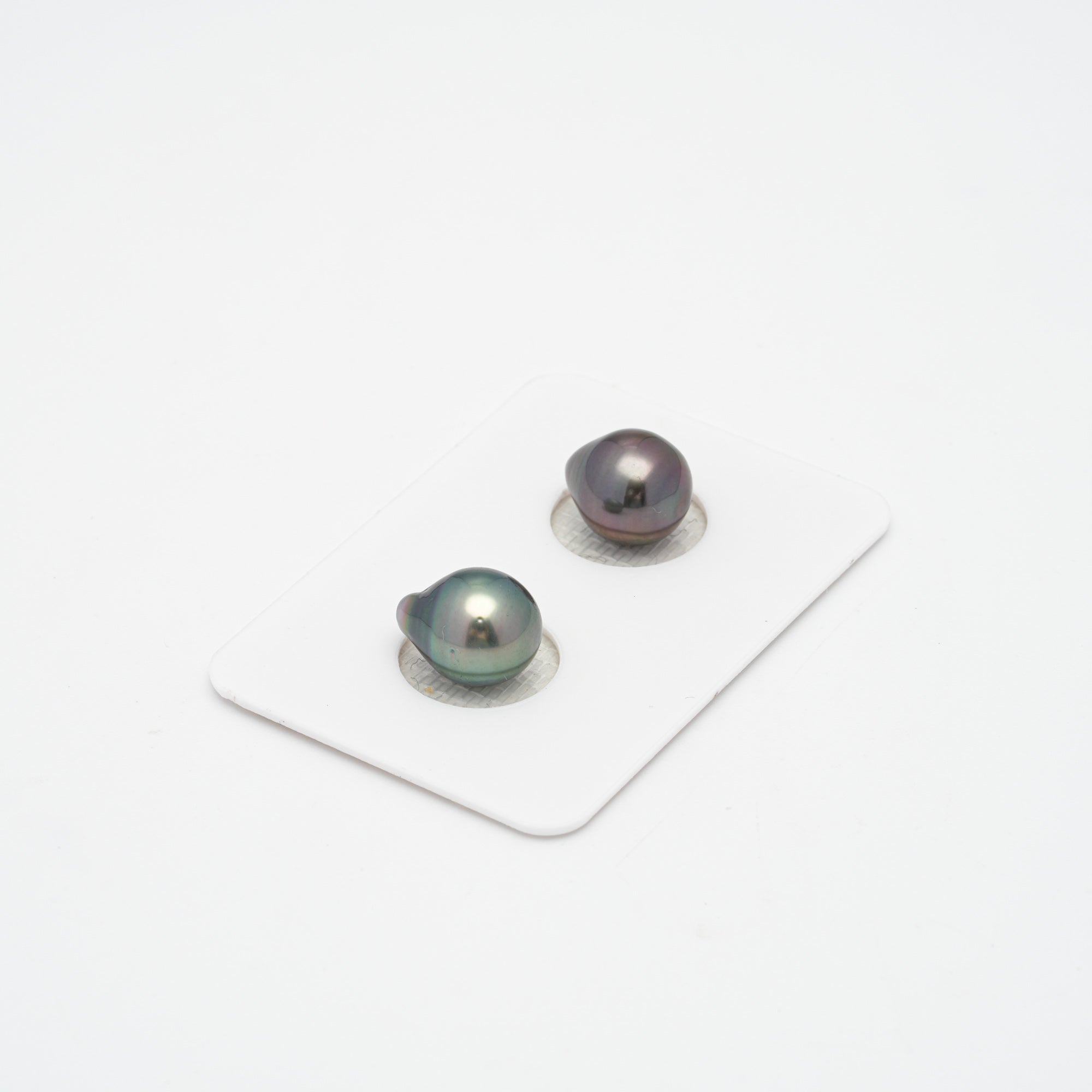 2pcs Multicolor 9-9.1mm - SB AAA Quality Tahitian Pearl Pair ER1314