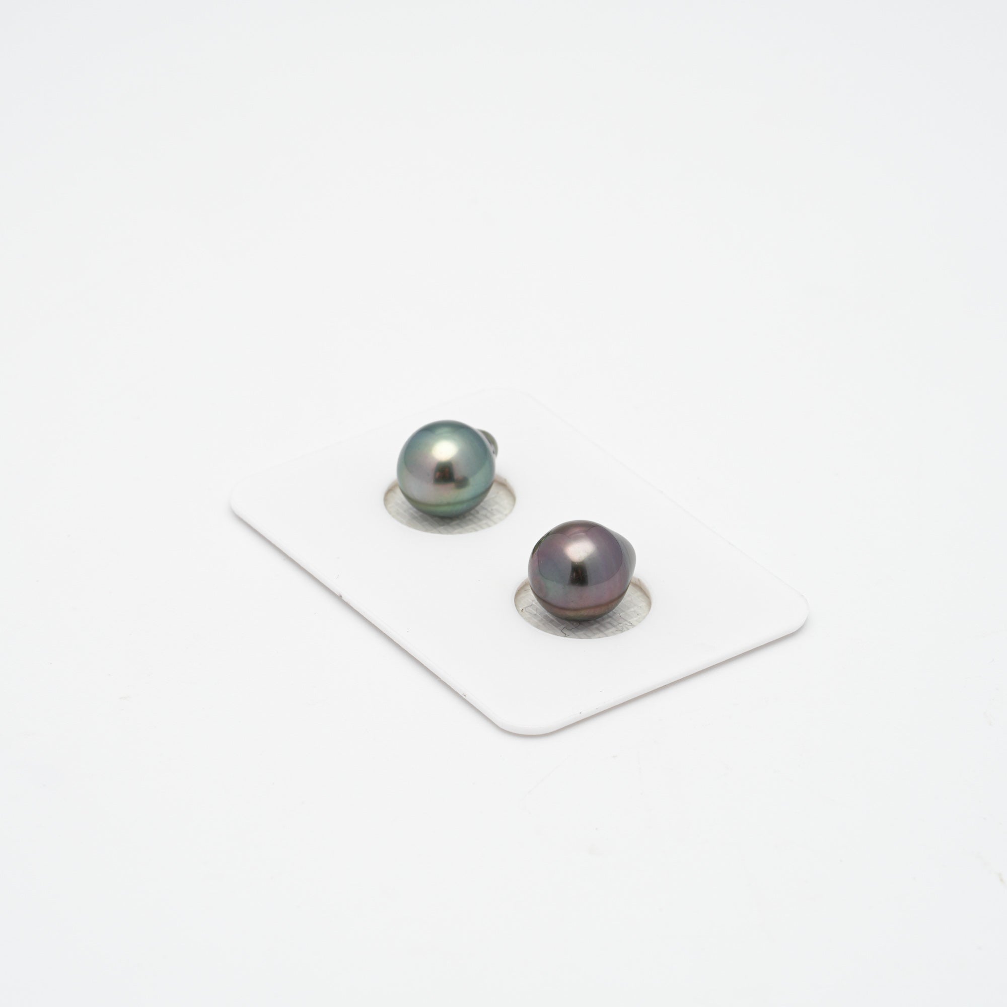 2pcs Multicolor 9-9.1mm - SB AAA Quality Tahitian Pearl Pair ER1314
