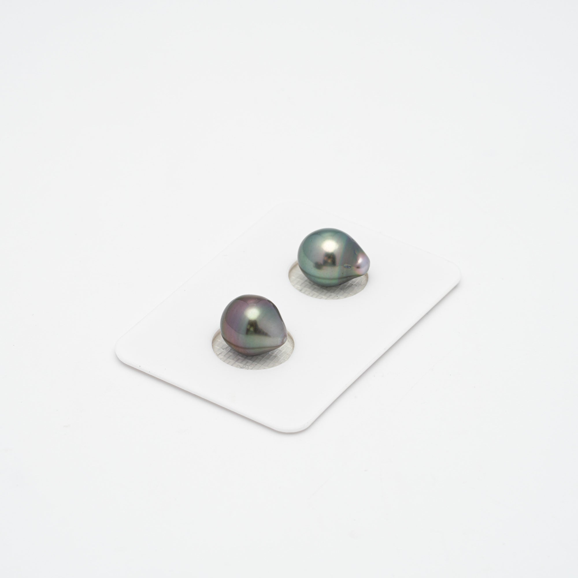 2pcs Multicolor 9-9.1mm - SB AAA Quality Tahitian Pearl Pair ER1314