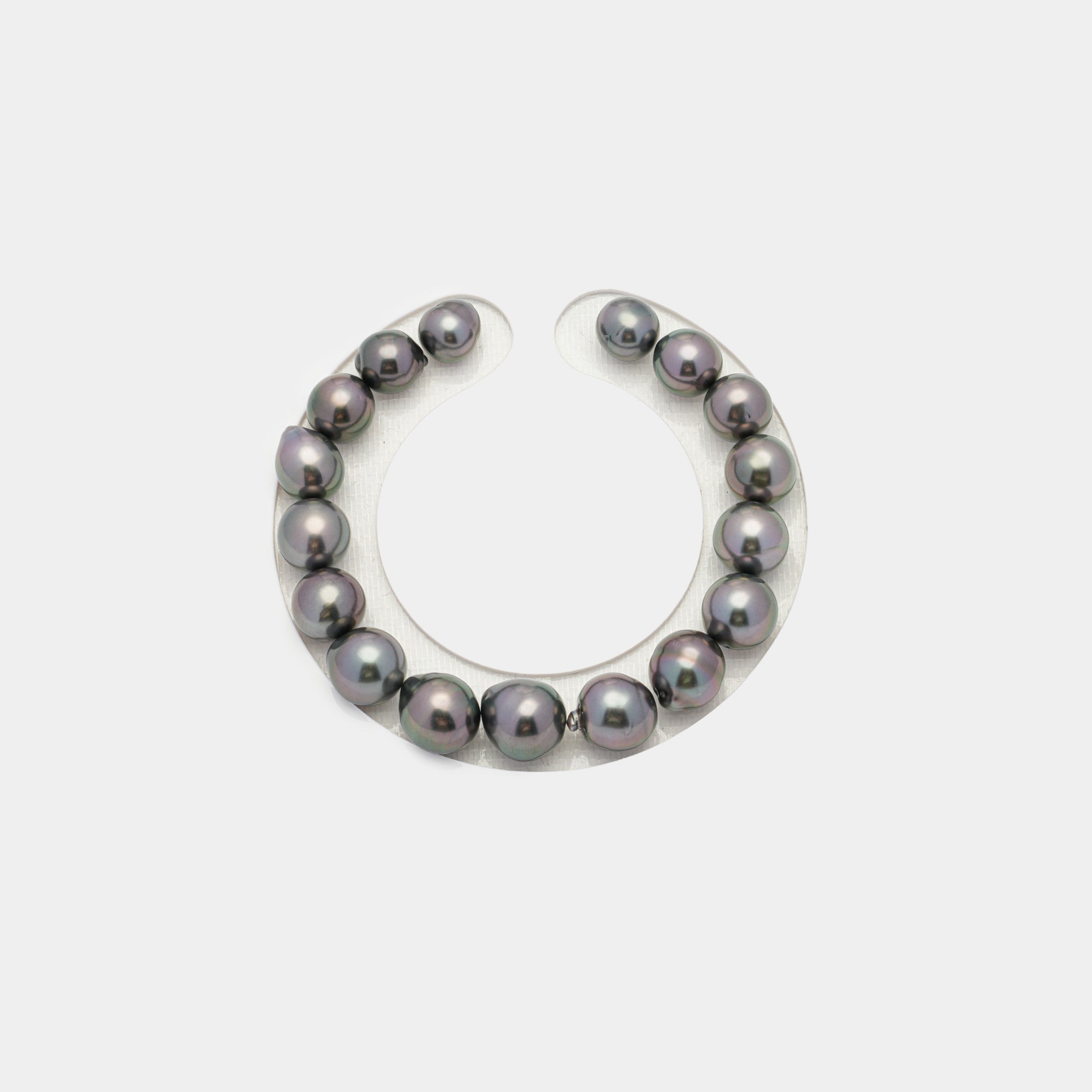 17pcs Cherry 8-11mm - SB AAA/AA Quality Tahitian Pearl Bracelet BR1724 CMP1