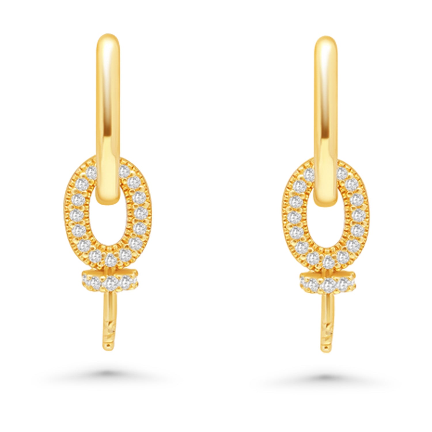 925 Silver RH Earrings Dangling SC93