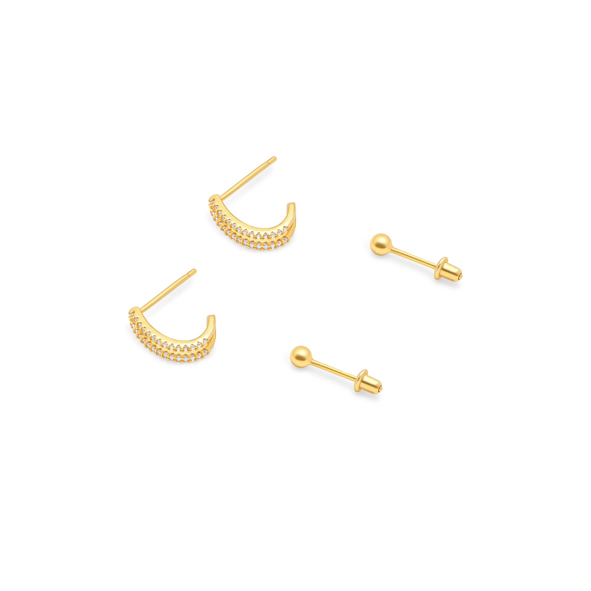 Dangle Earring Bails 925 Silver for Pearl SC104/SC104G
