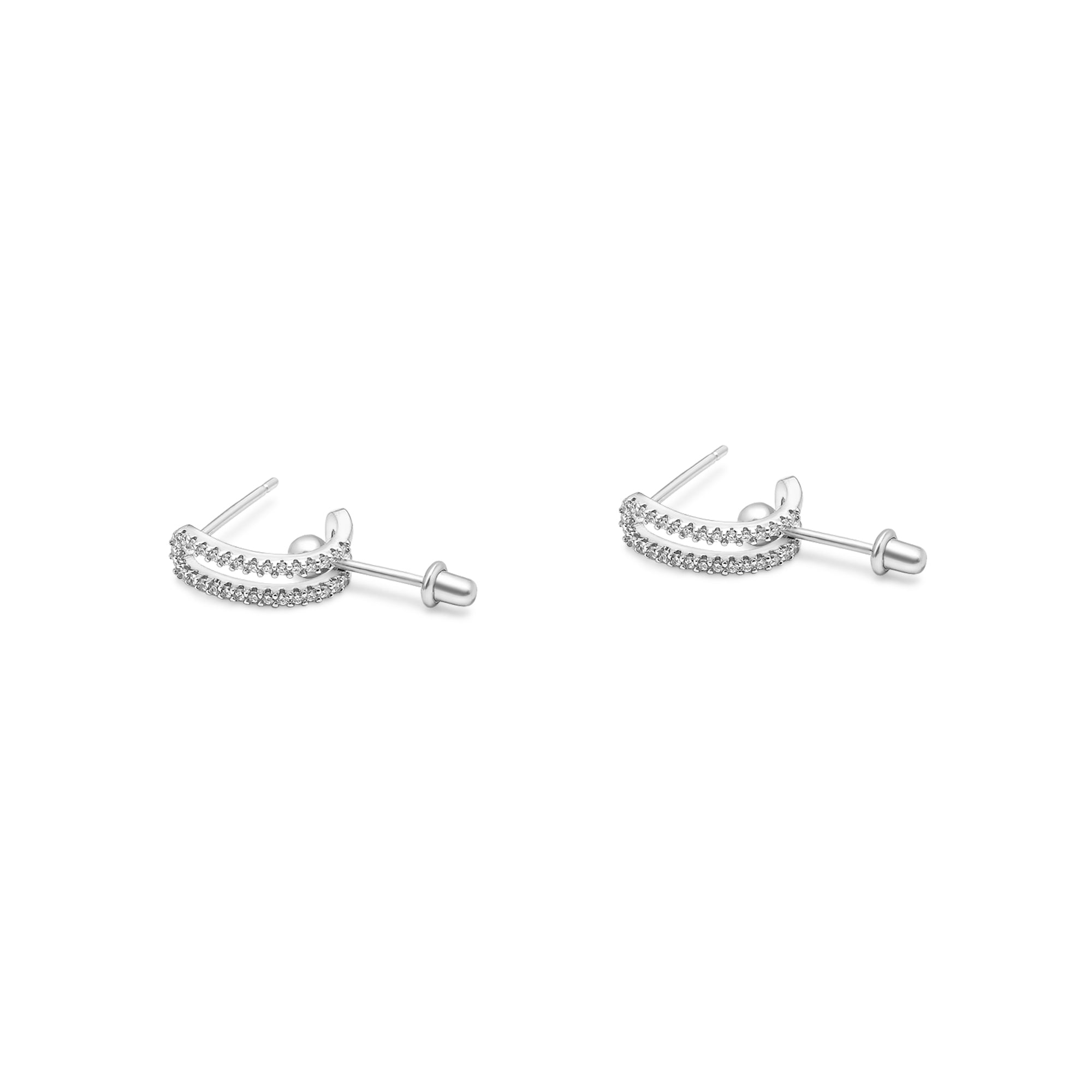 Dangle Earring Bails 925 Silver for Pearl SC104/SC104G