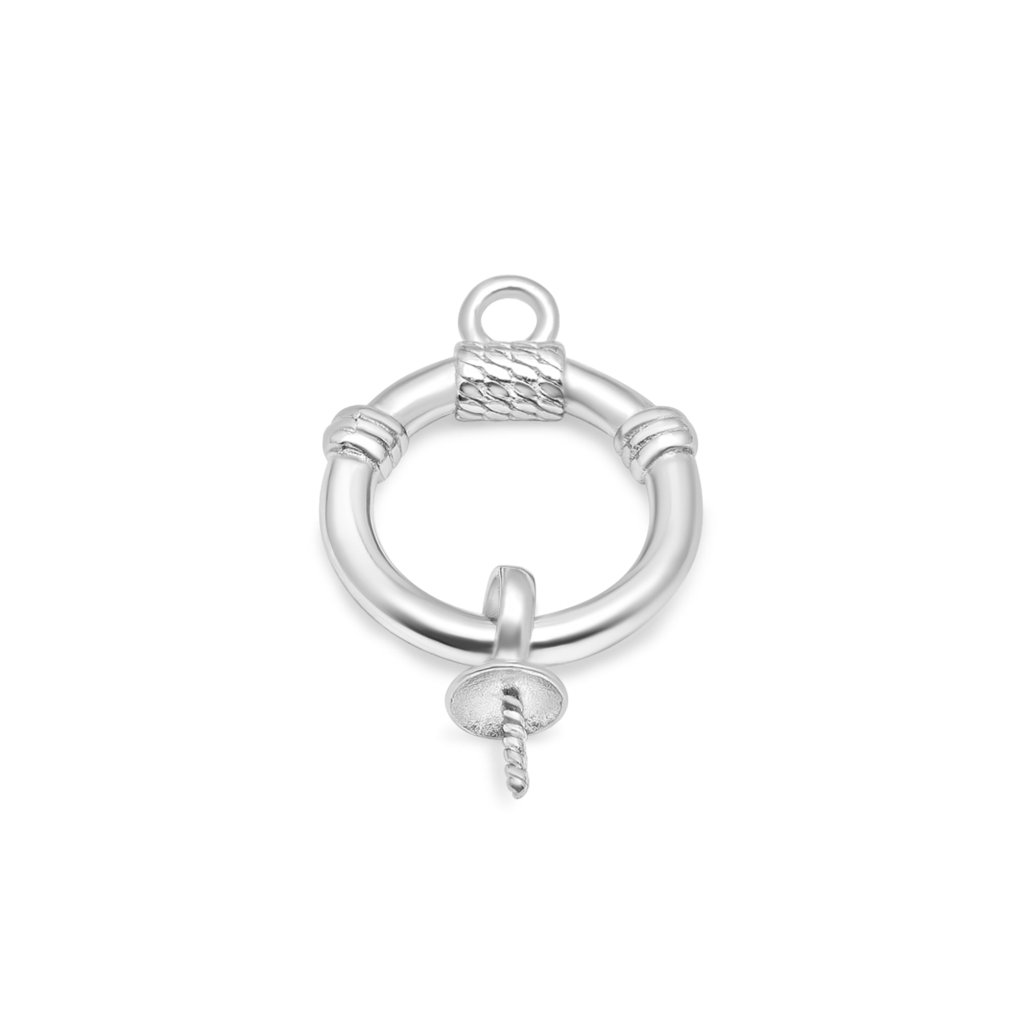 Ball Clasp 925 Silver for Pearl Necklace or Bracelet SC144