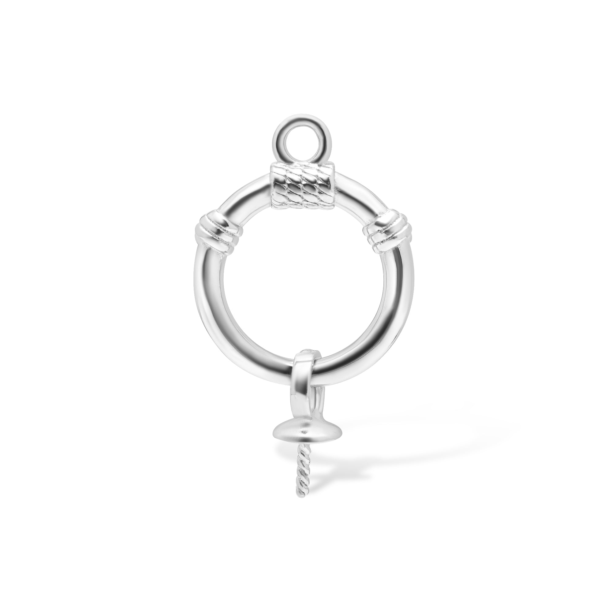 Ball Clasp 925 Silver for Pearl Necklace or Bracelet SC144