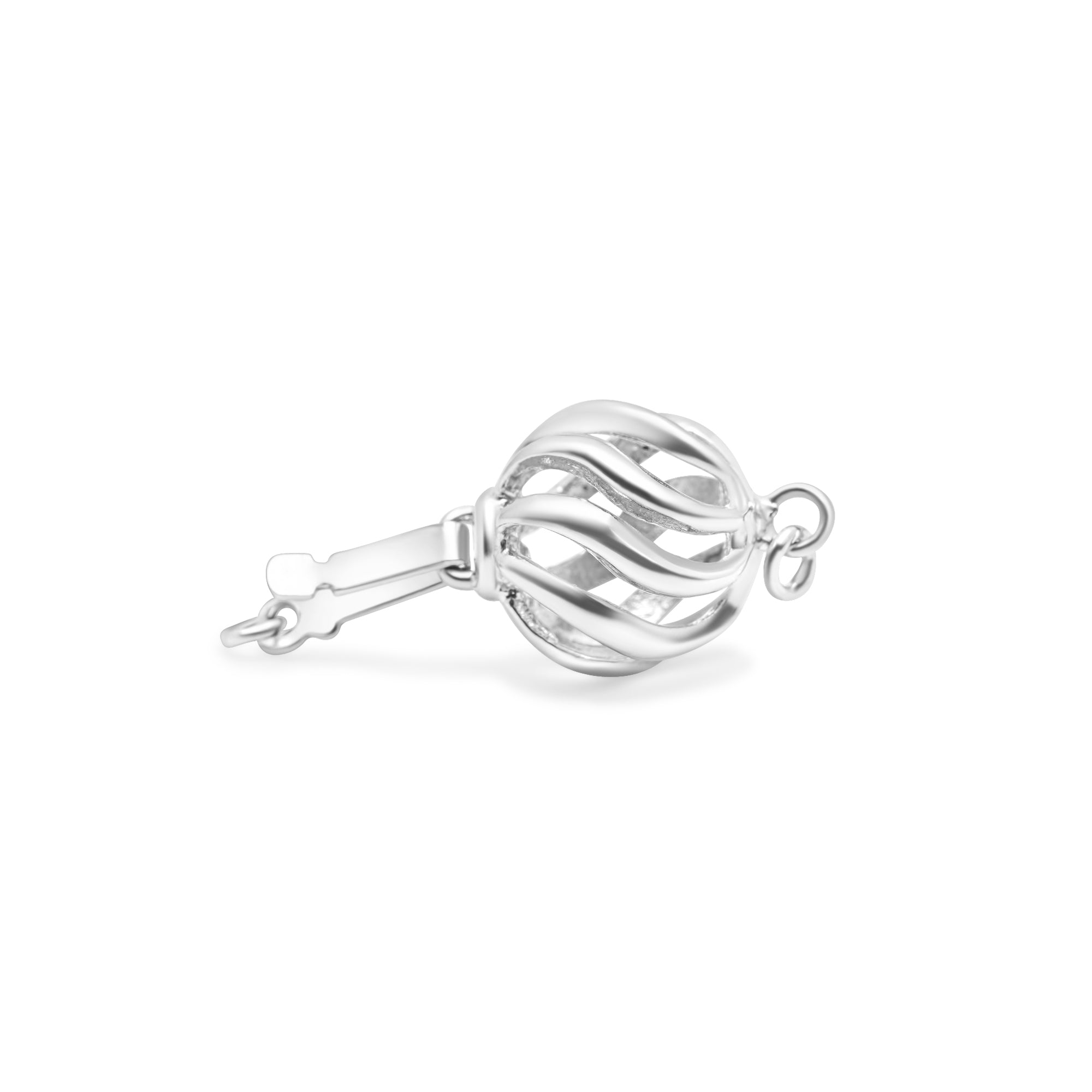 Ball Clasp 925 Silver for Pearl Necklace or Bracelet SC145