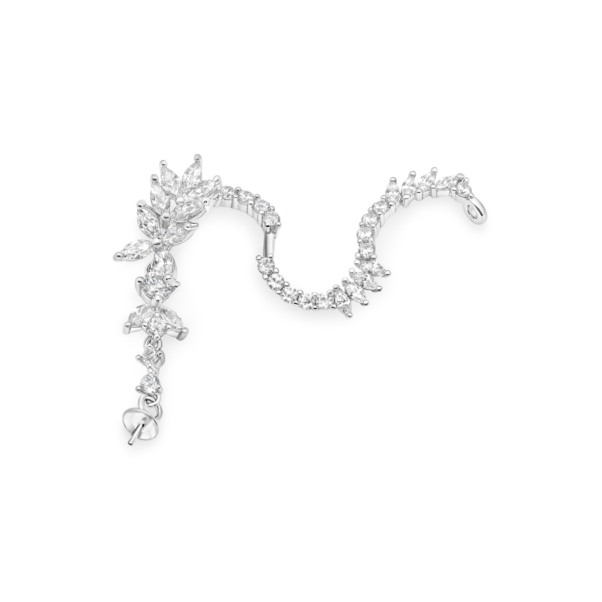 Pendant Clasps 925 Silver for pearl SC169