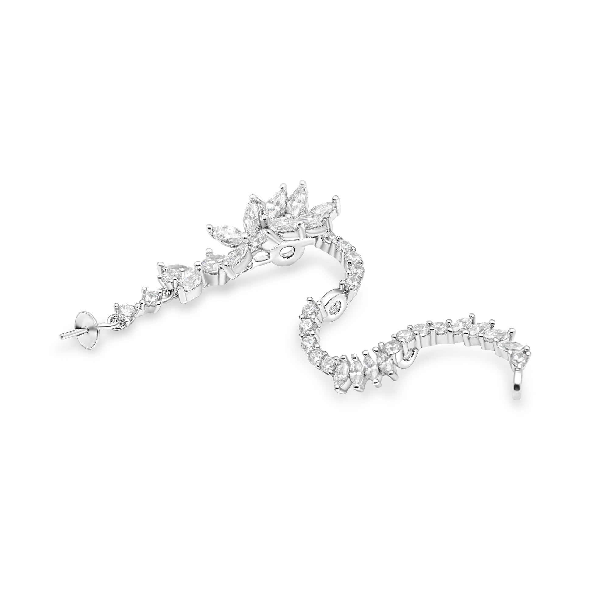 Pendant Clasps 925 Silver for pearl SC169