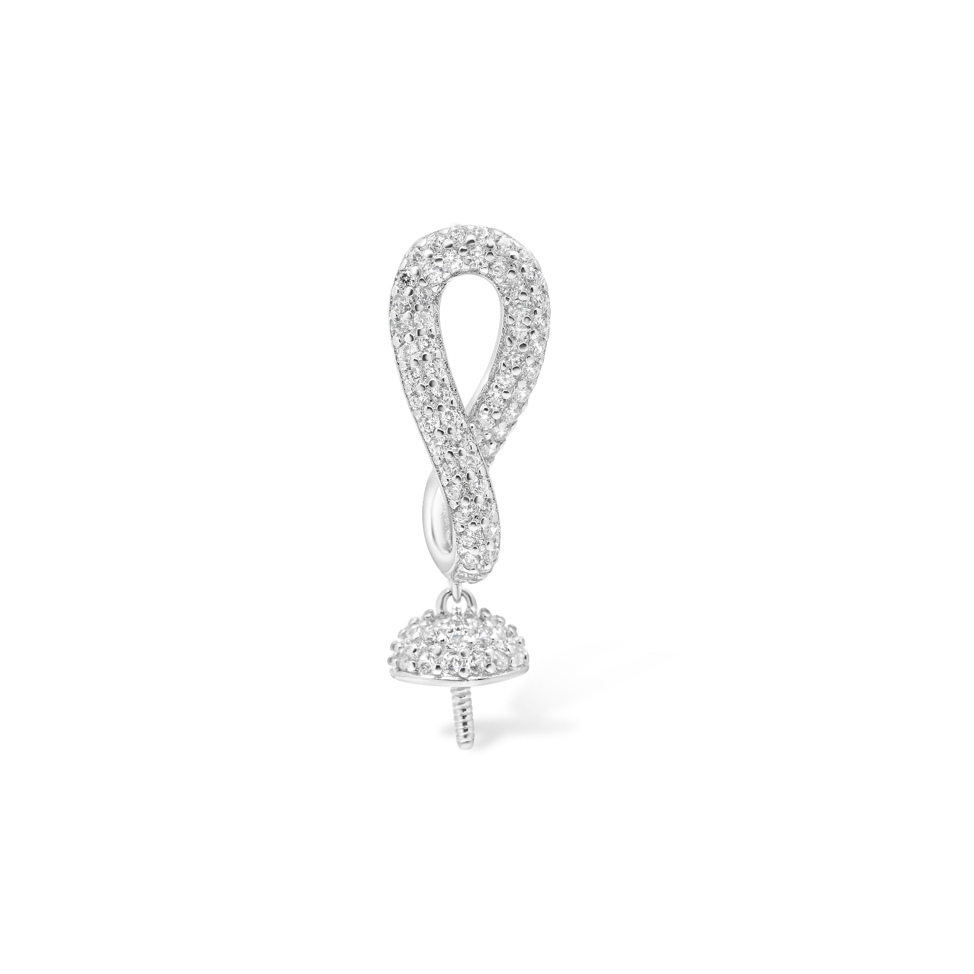 Pendant Clasps 925 Silver for pearl SC175