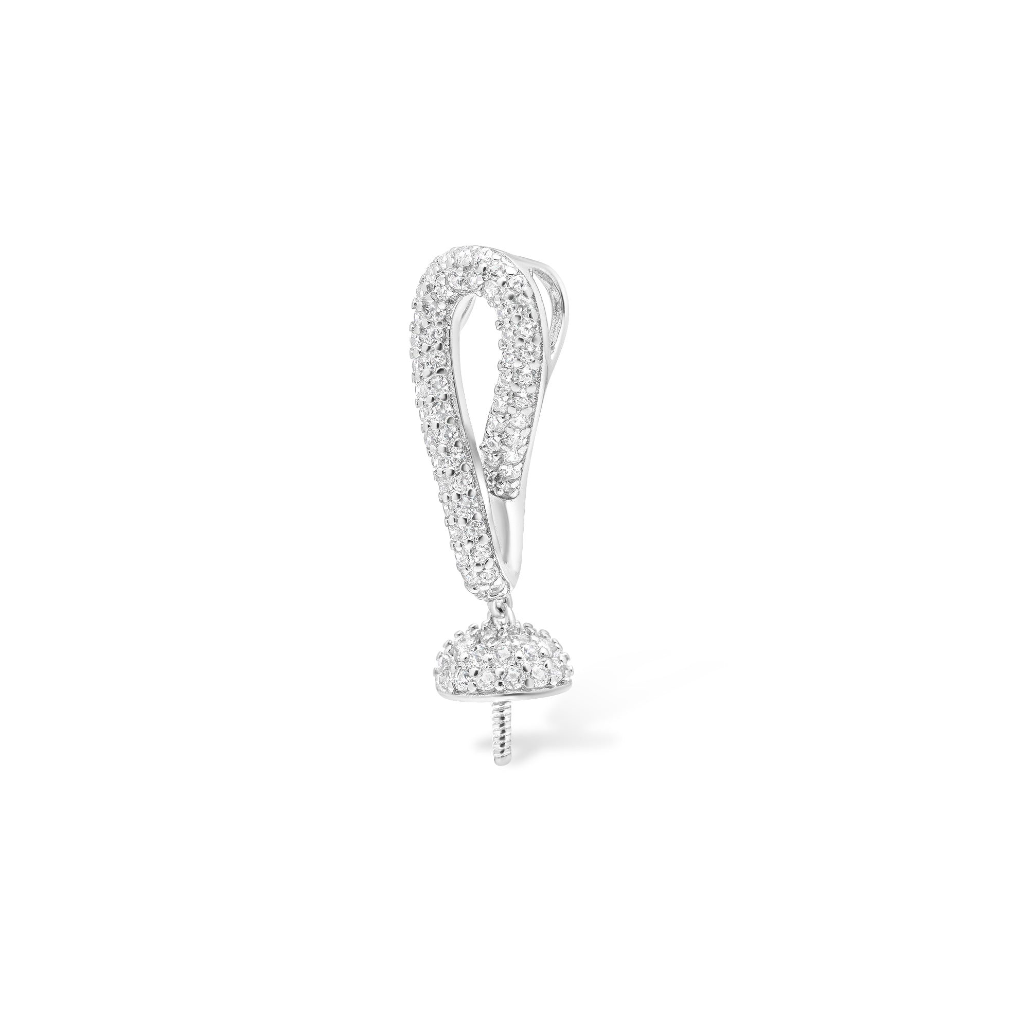 Pendant Clasps 925 Silver for pearl SC175