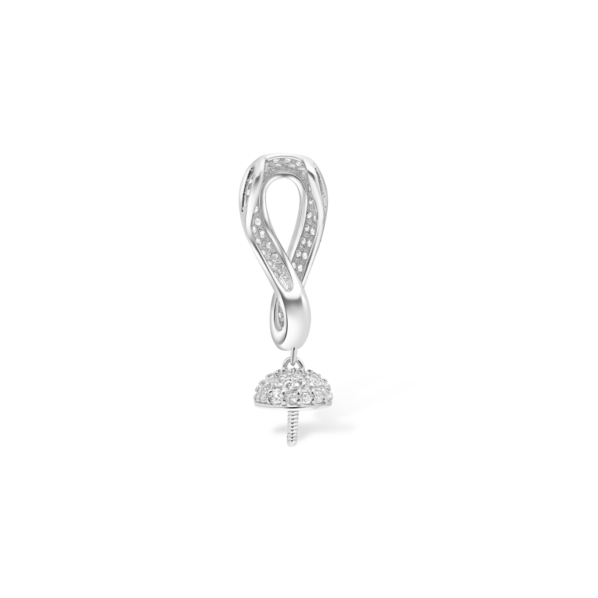 Pendant Clasps 925 Silver for pearl SC175