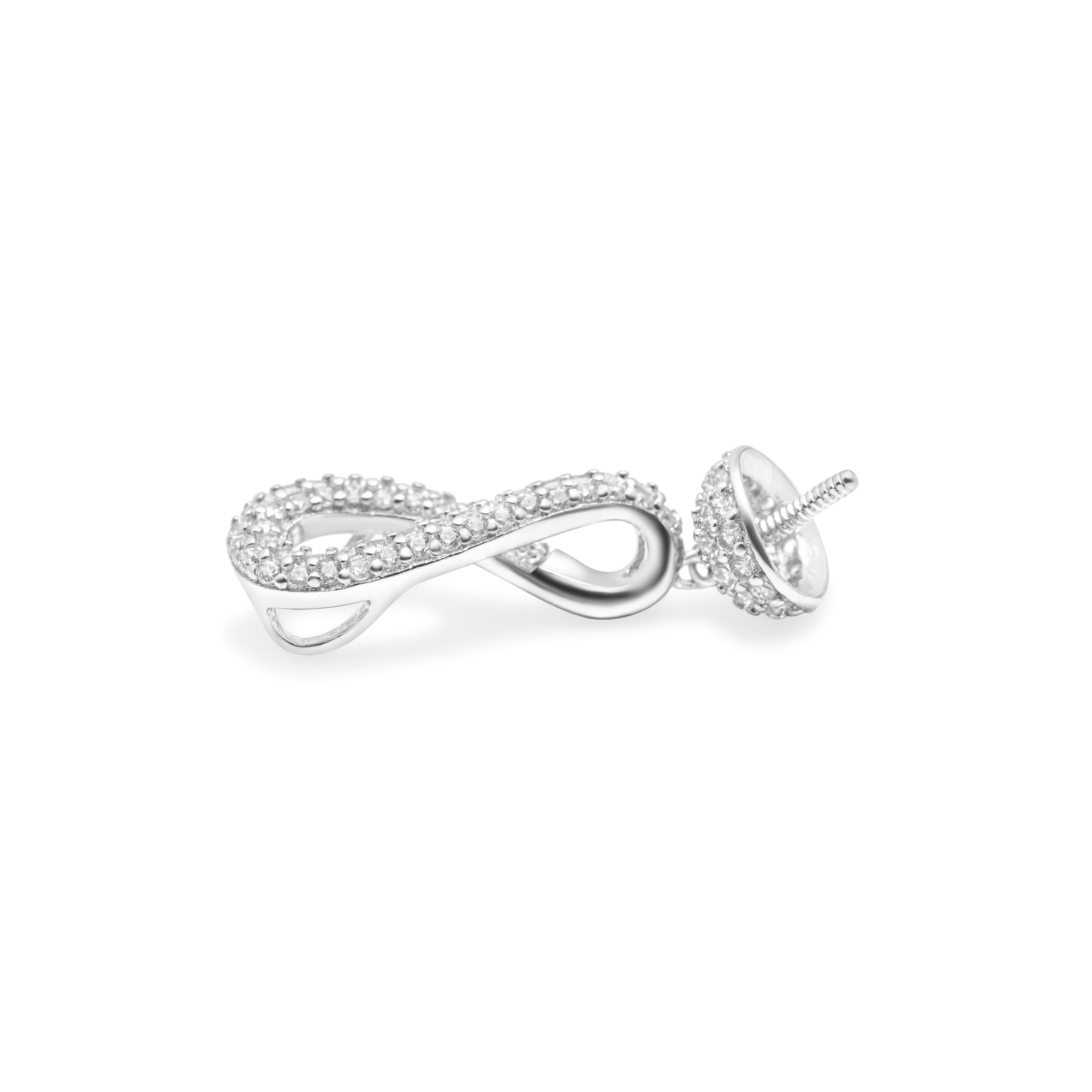 Pendant Clasps 925 Silver for pearl SC175