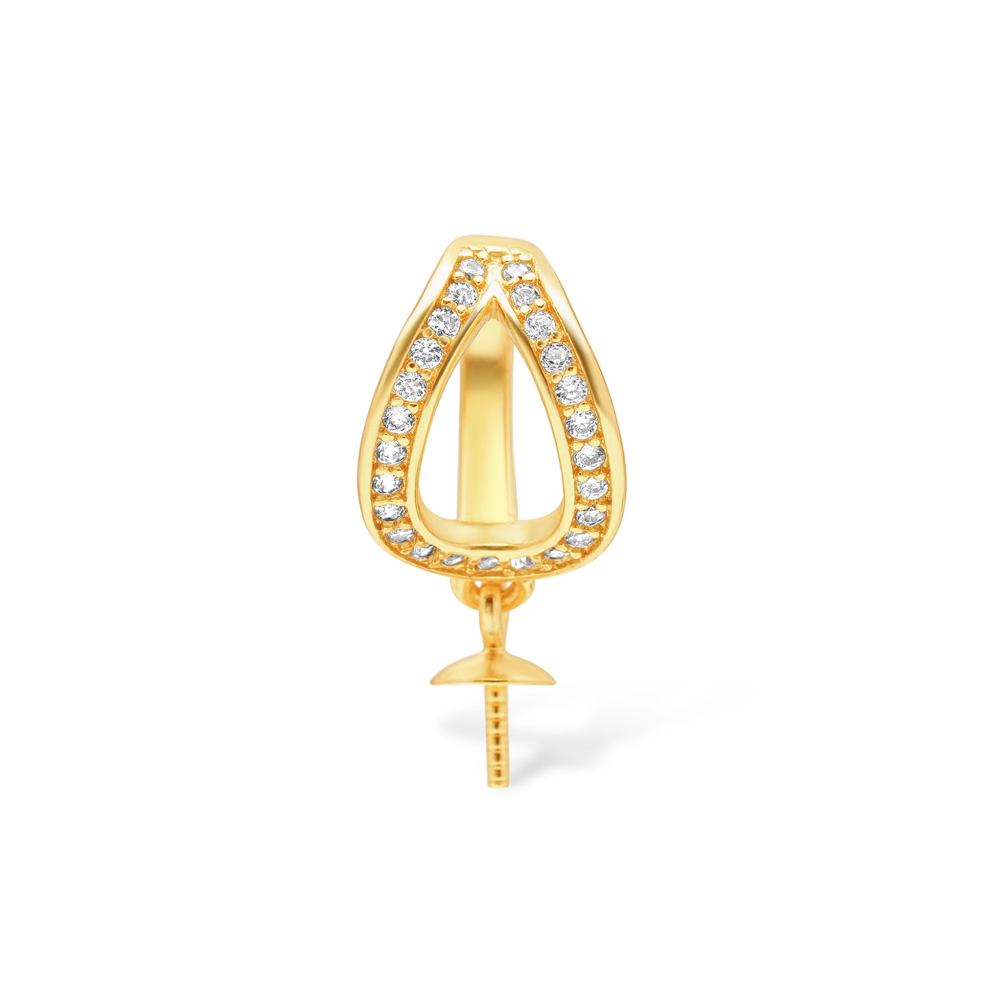 Pendant Clasps 925 Silver for pearl SC81