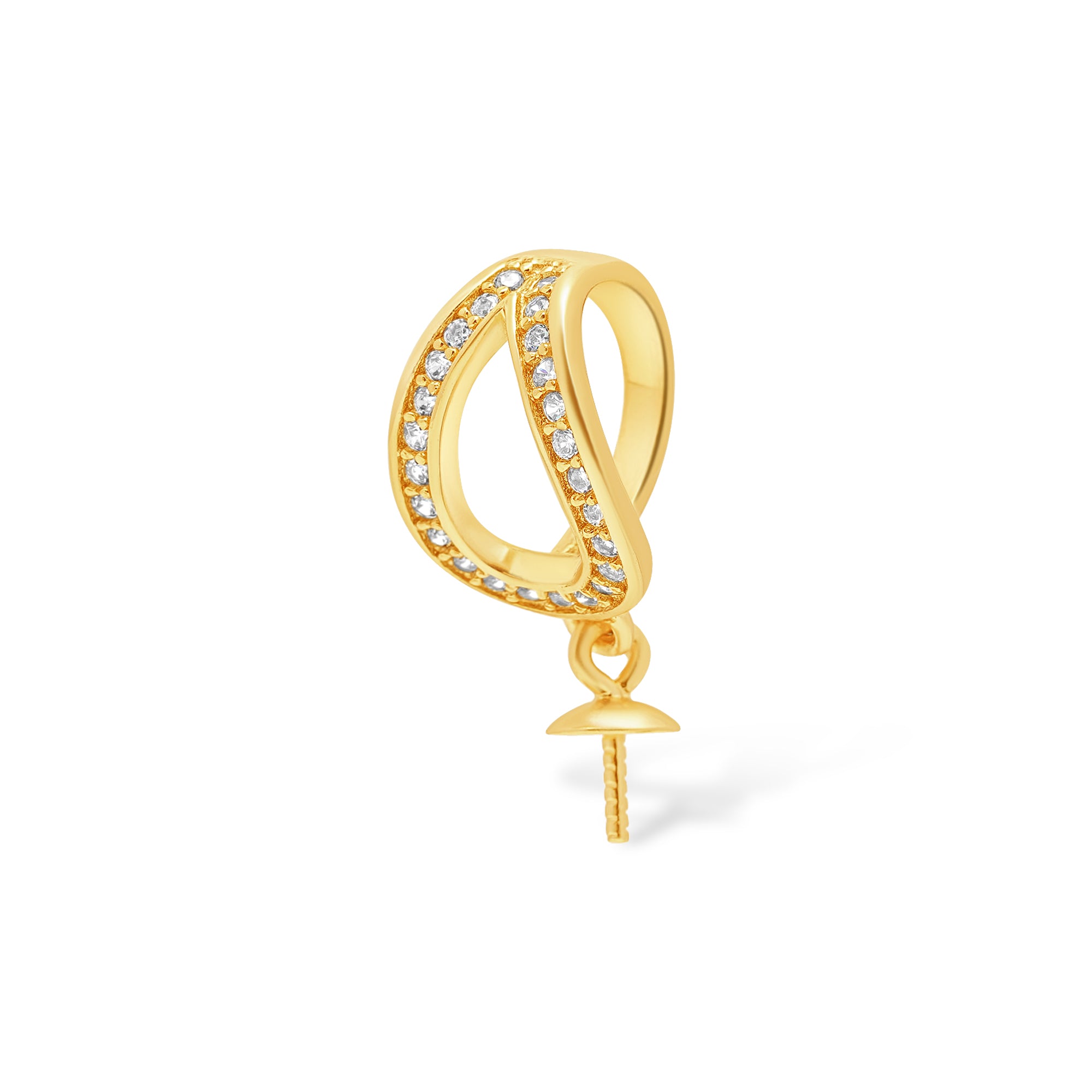Pendant Clasps 925 Silver for pearl SC81