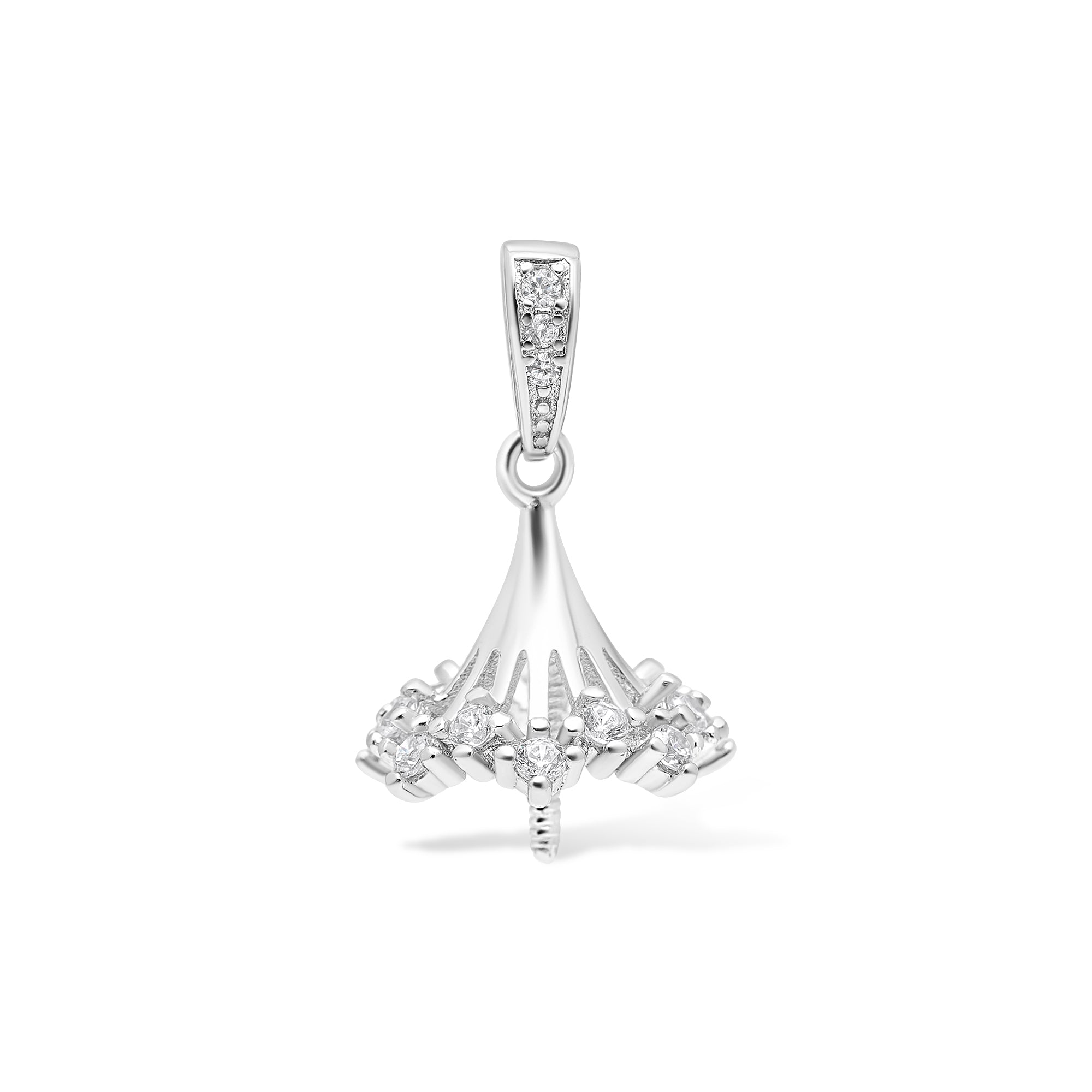 Pendant Clasps 925 Silver for pearl SC194