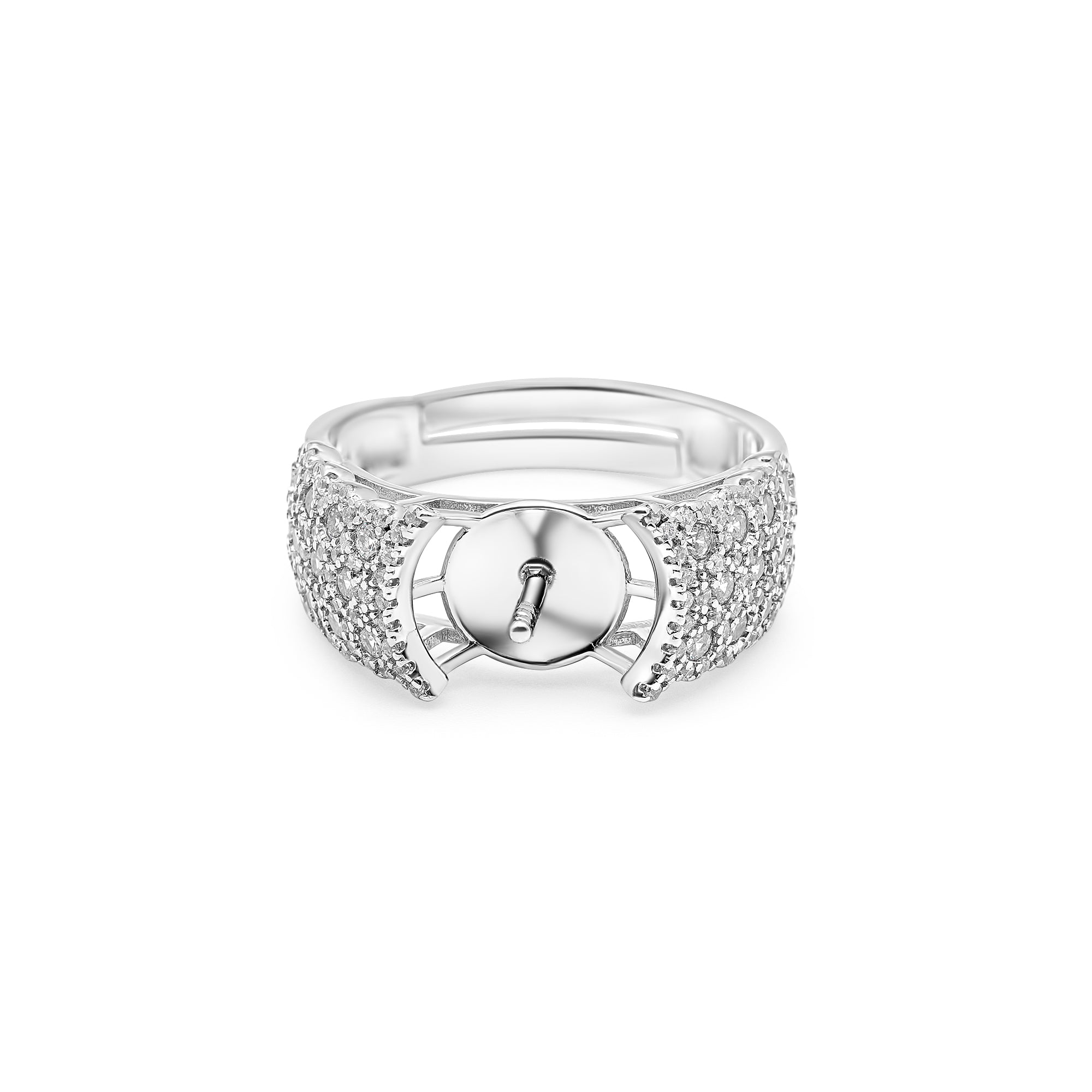 Adjustable Ring 925 Silver for pearl SC199/SC199G