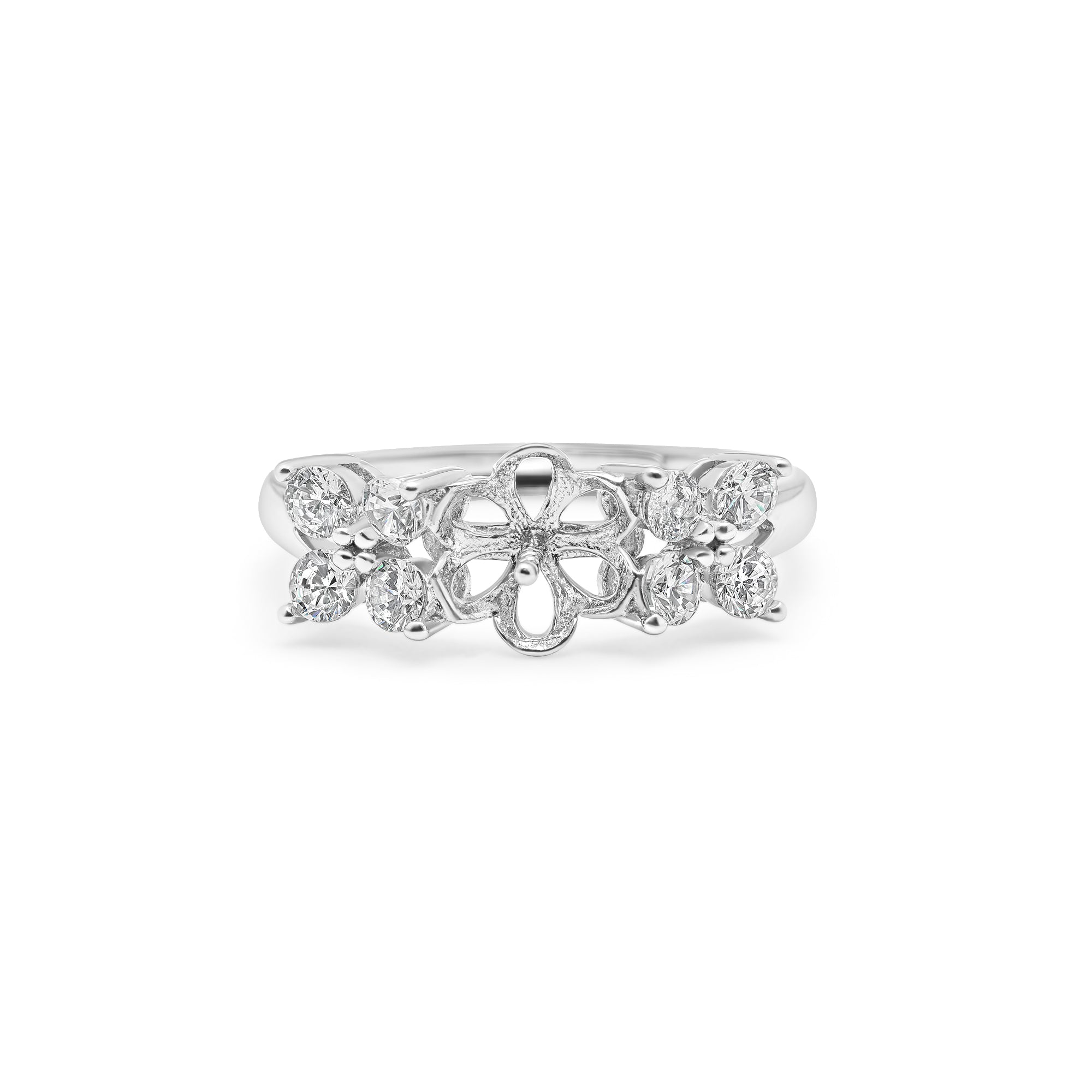 Adjustable Ring 925 Silver for pearl SC202