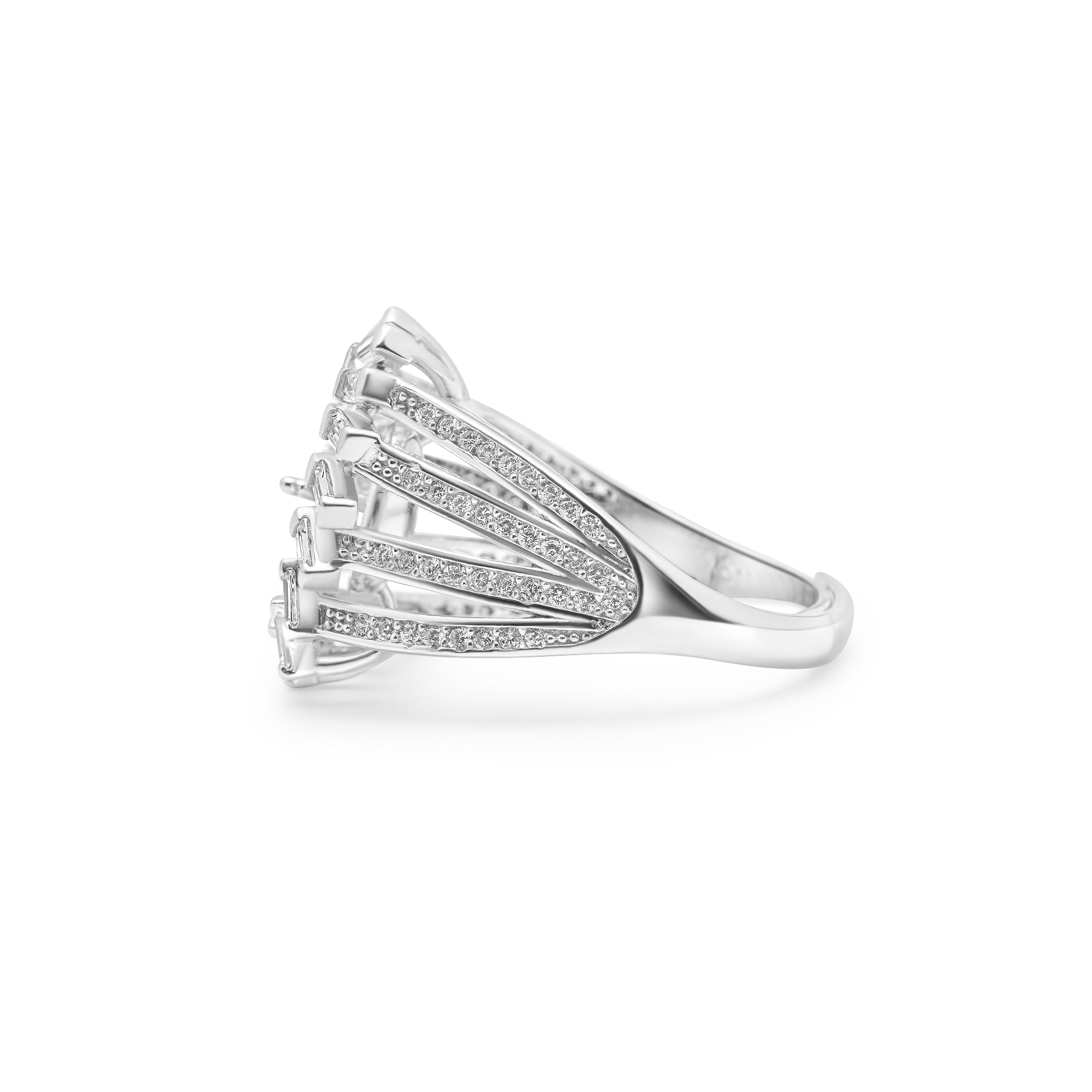Adjustable Ring 925 Silver for pearl SC204