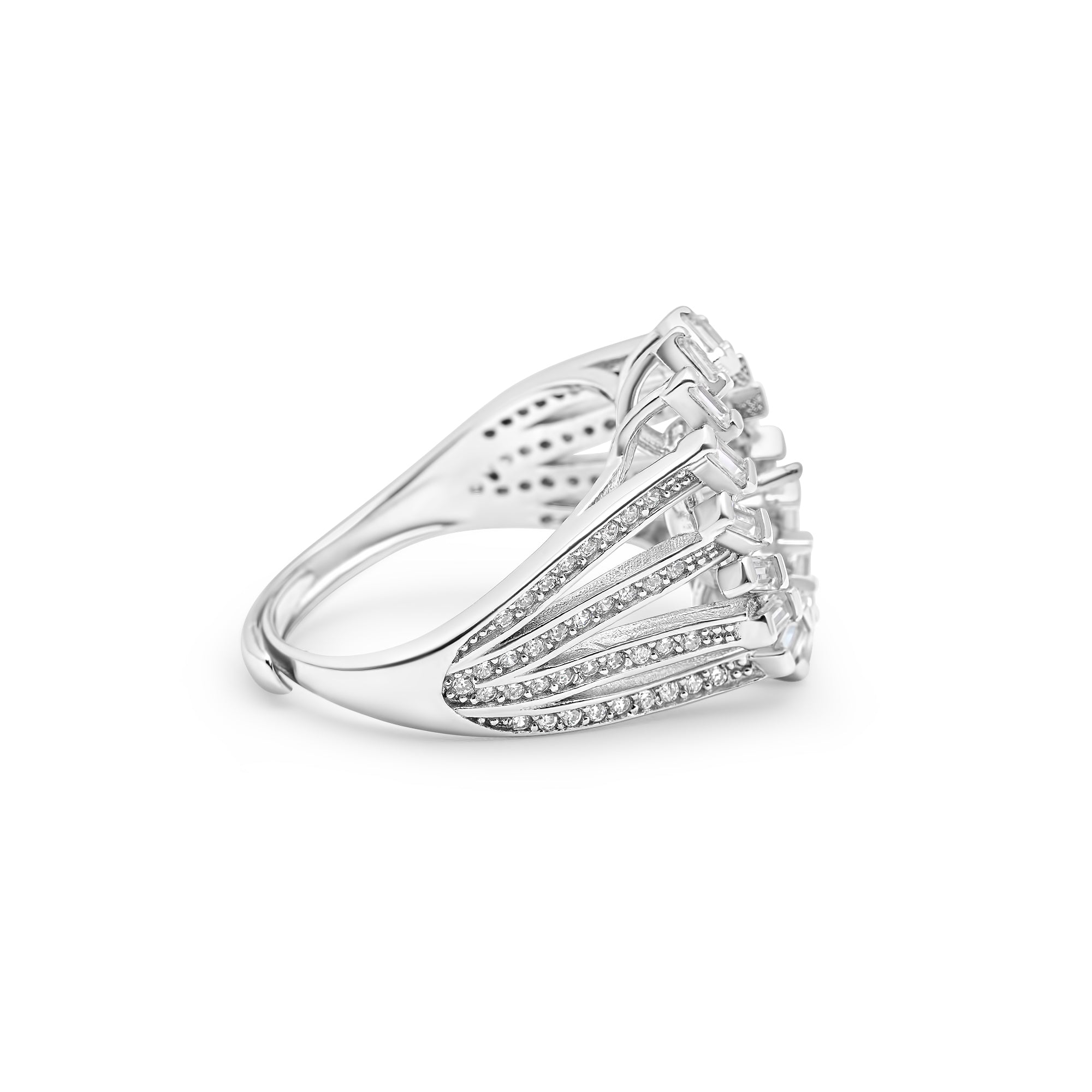 Adjustable Ring 925 Silver for pearl SC204
