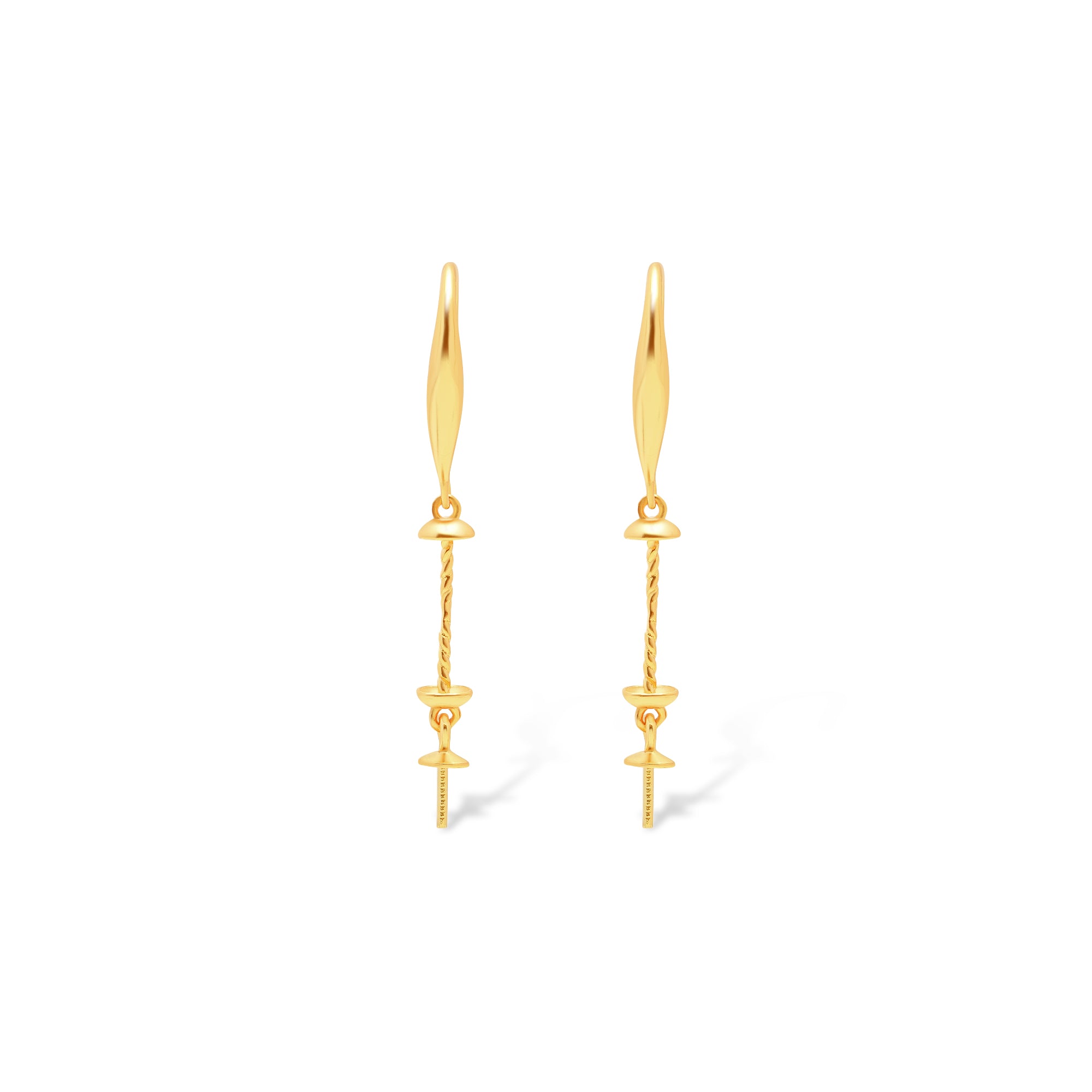 Dangle Earring Bails 925 Silver for Pearl SC142/SC142G