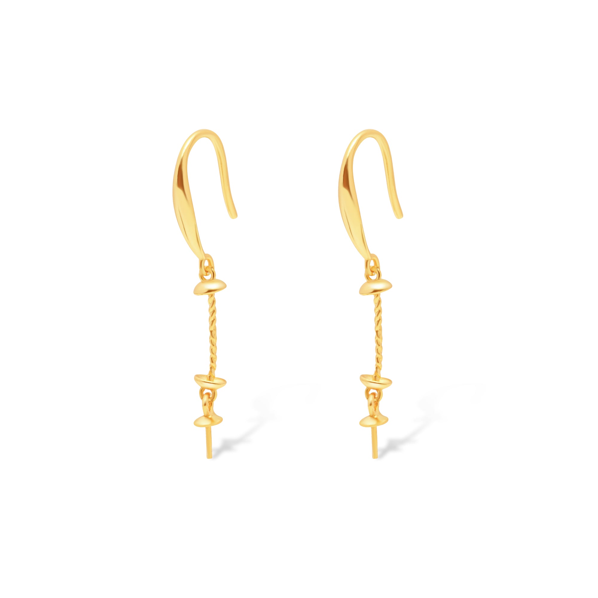Dangle Earring Bails 925 Silver for Pearl SC142/SC142G